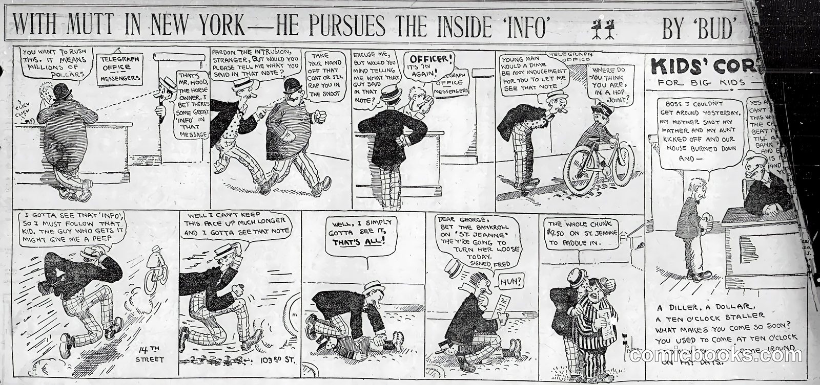 Mutt and Jeff — 1909-10-02