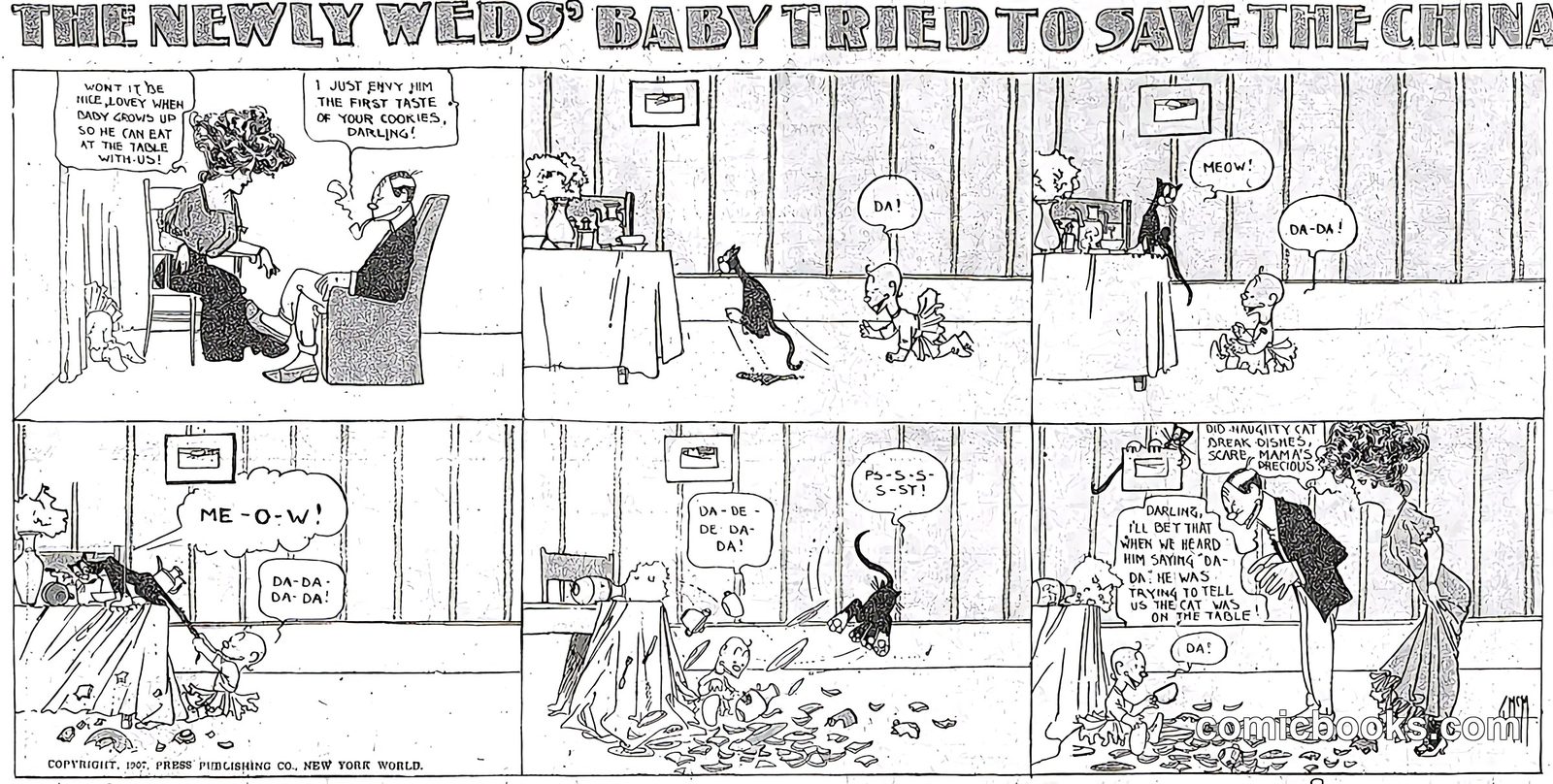 The Newlyweds' Baby Tried to Save the China