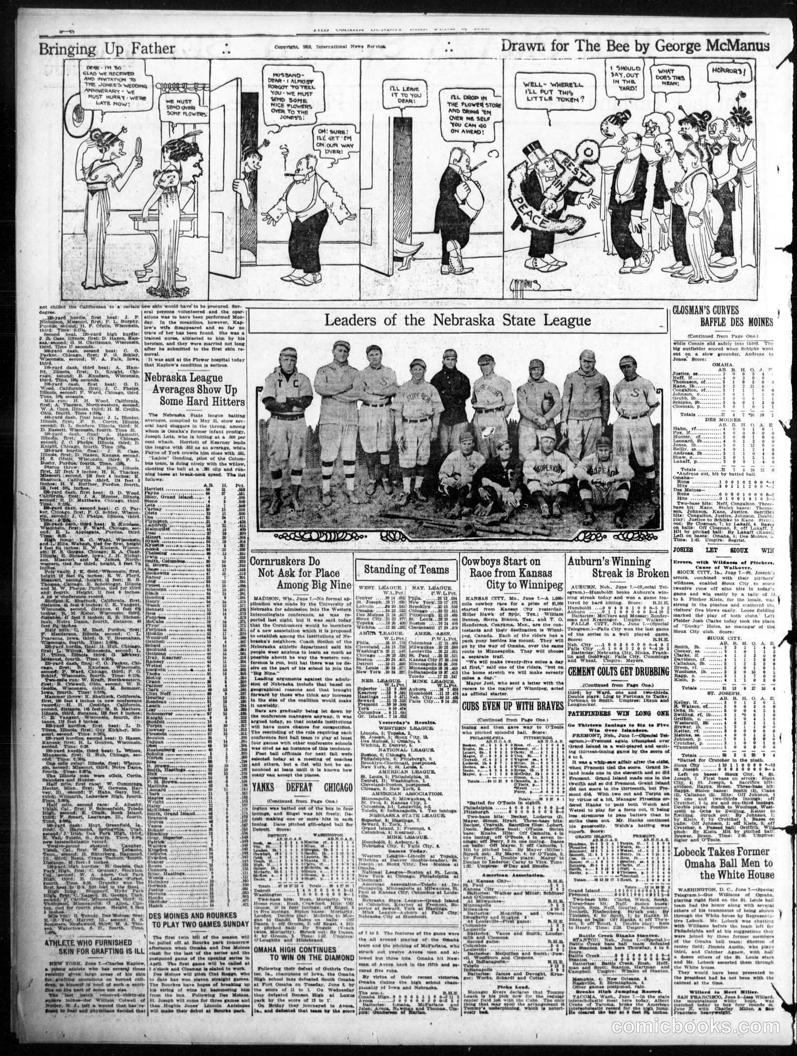 Bringing Up Father — Omaha Daily Bee, June 8, 1913