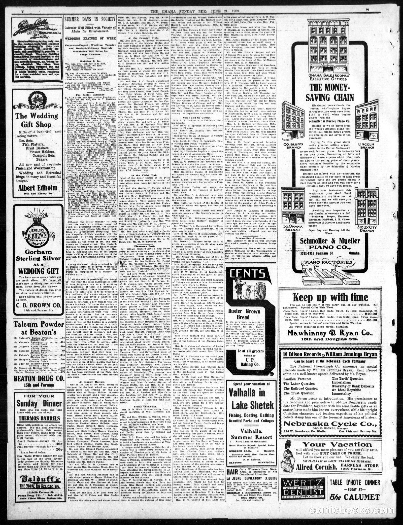 Buster Brown — Omaha Daily Bee, June 21, 1908
