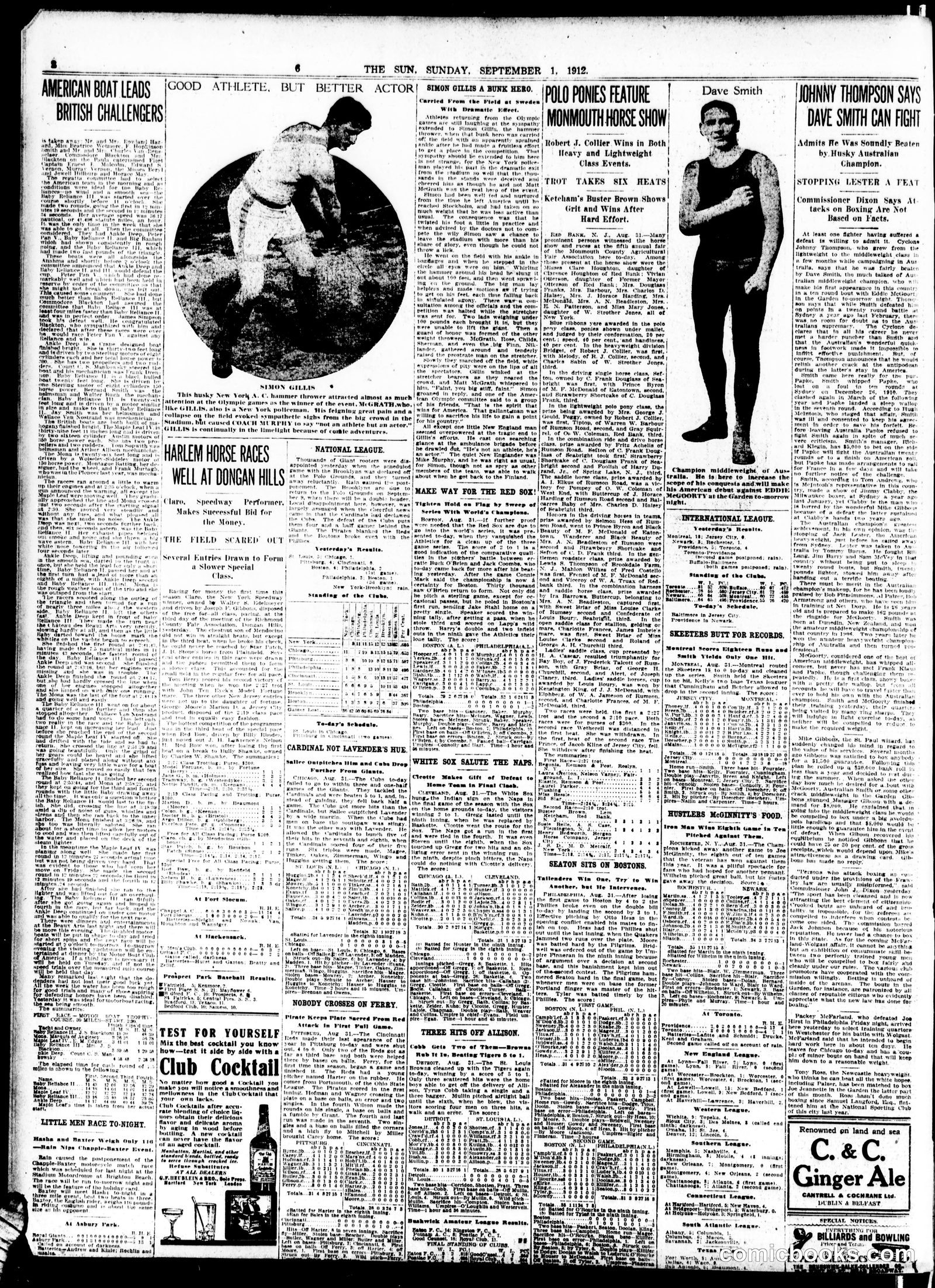Buster Brown — The Sun (New York), September 1, 1912