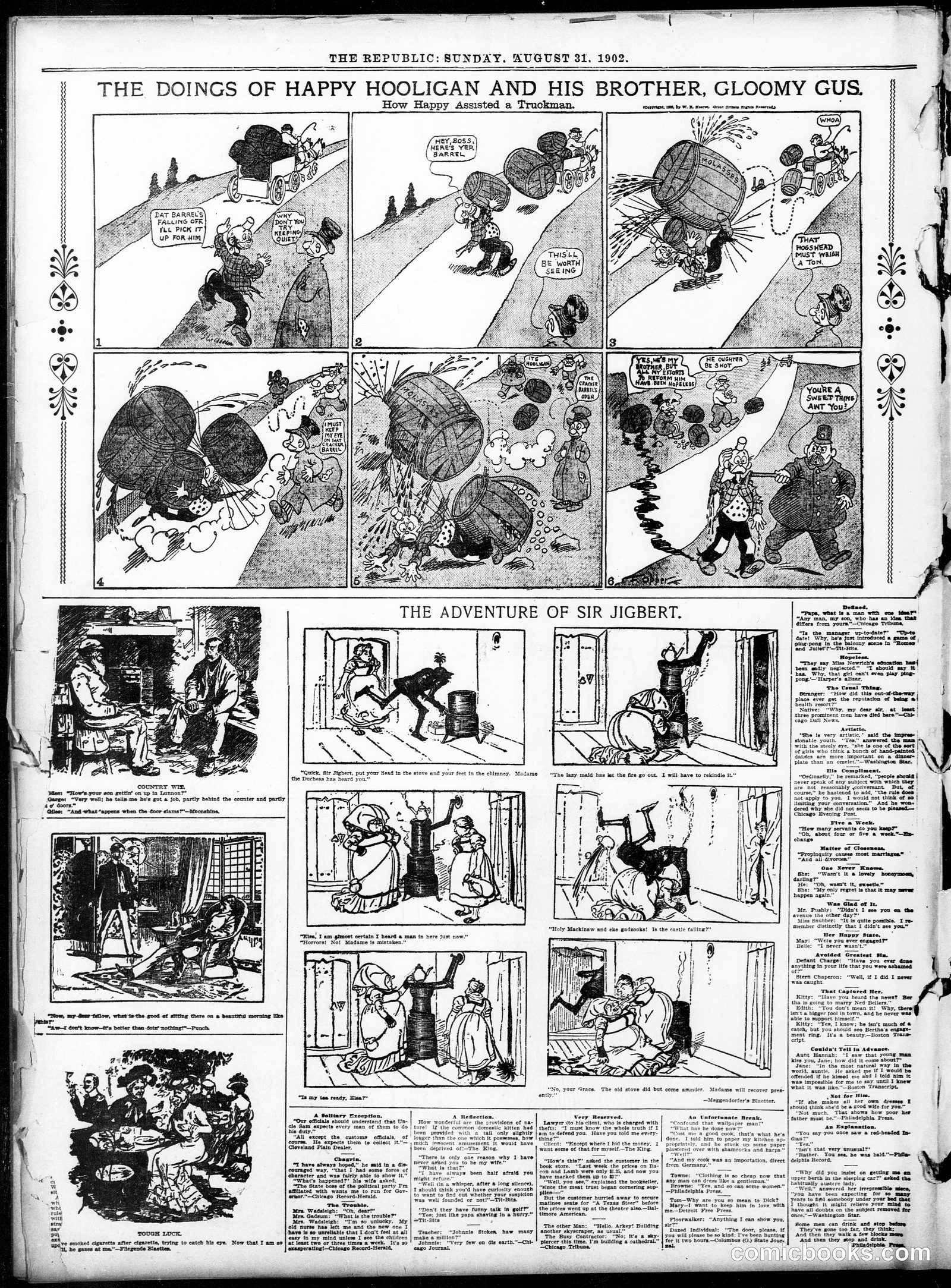 Happy Hooligan — St. Louis Republic, August 31, 1902