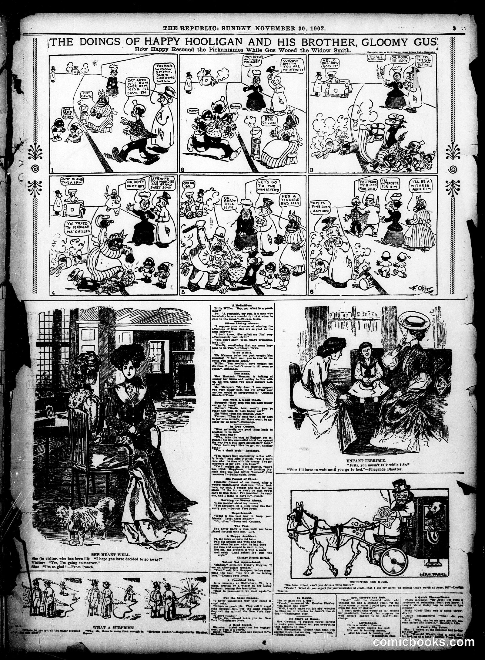Happy Hooligan — St. Louis Republic, November 30, 1902