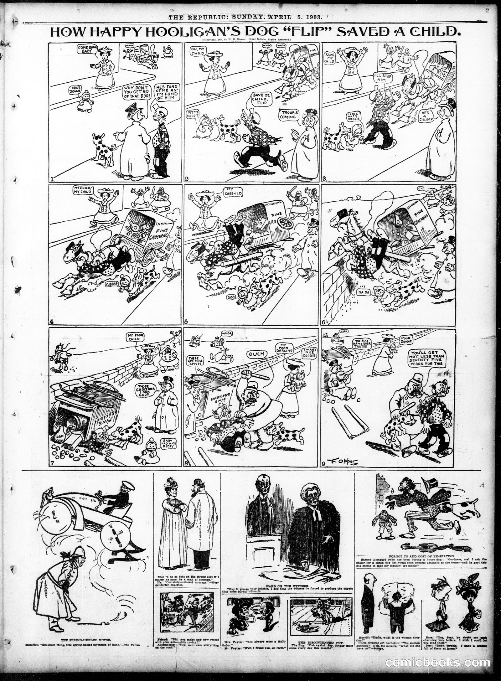 Happy Hooligan — St. Louis Republic, April 5, 1903