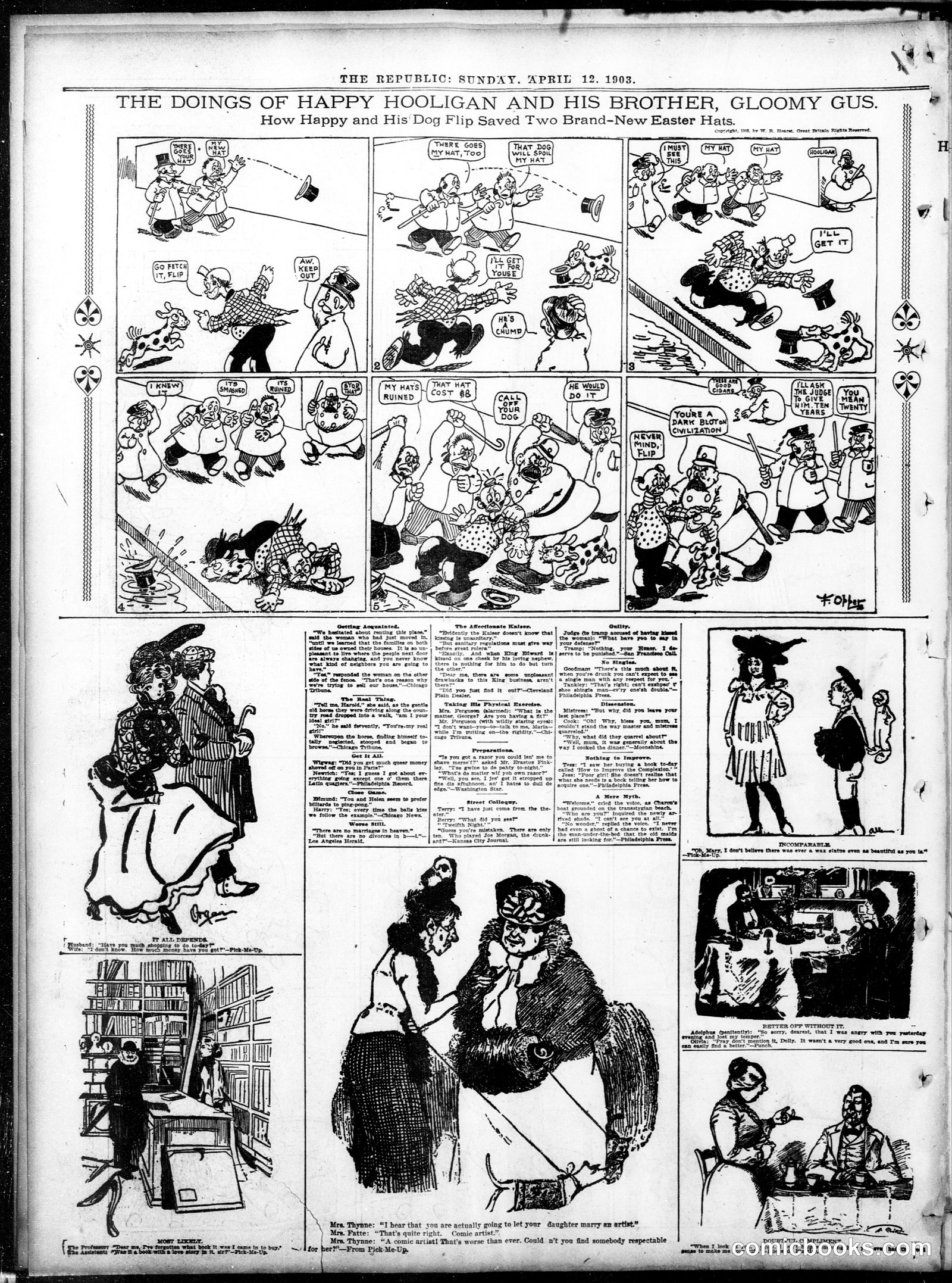 Happy Hooligan — St. Louis Republic, April 12, 1903