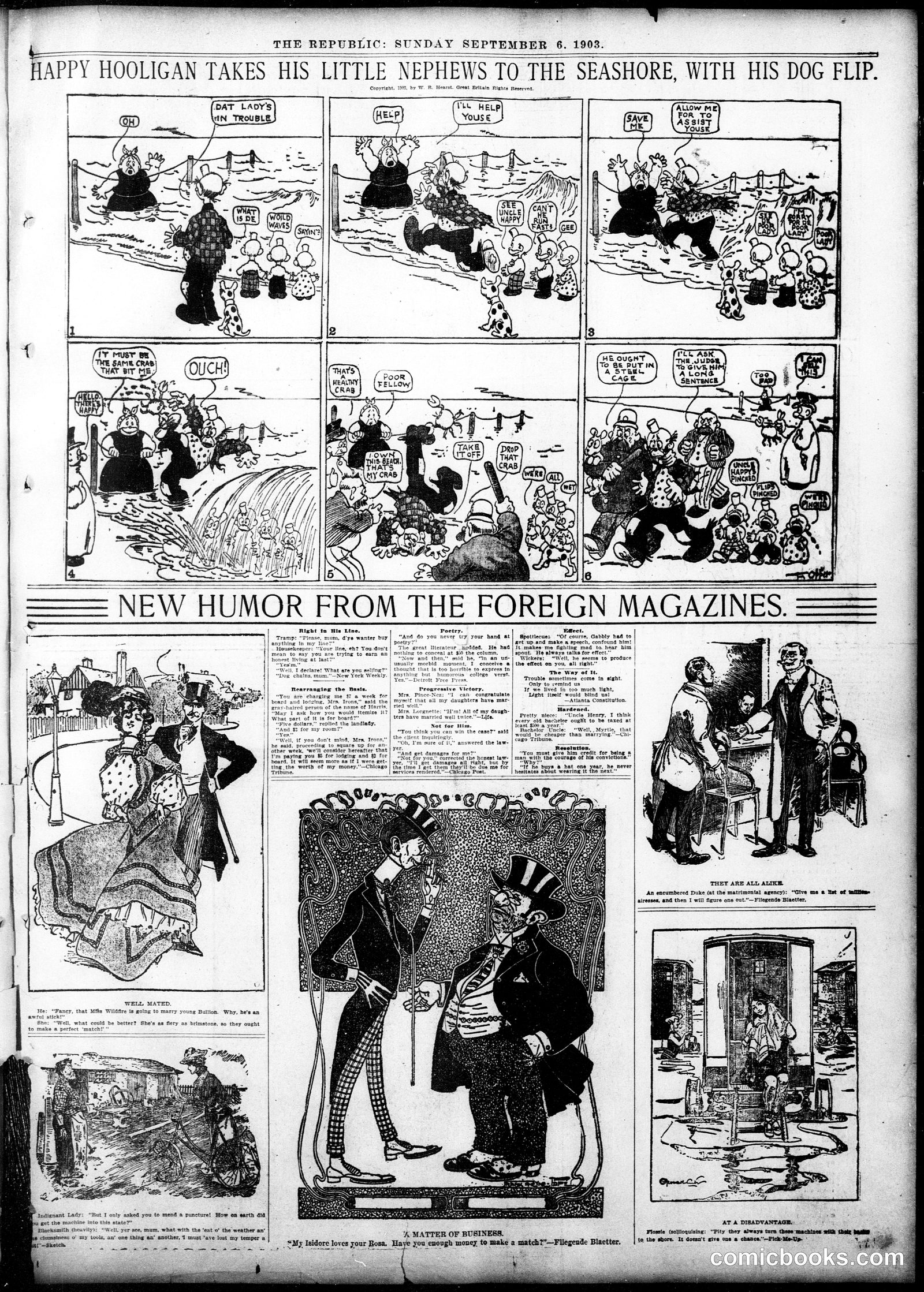 Happy Hooligan — St. Louis Republic, September 6, 1903