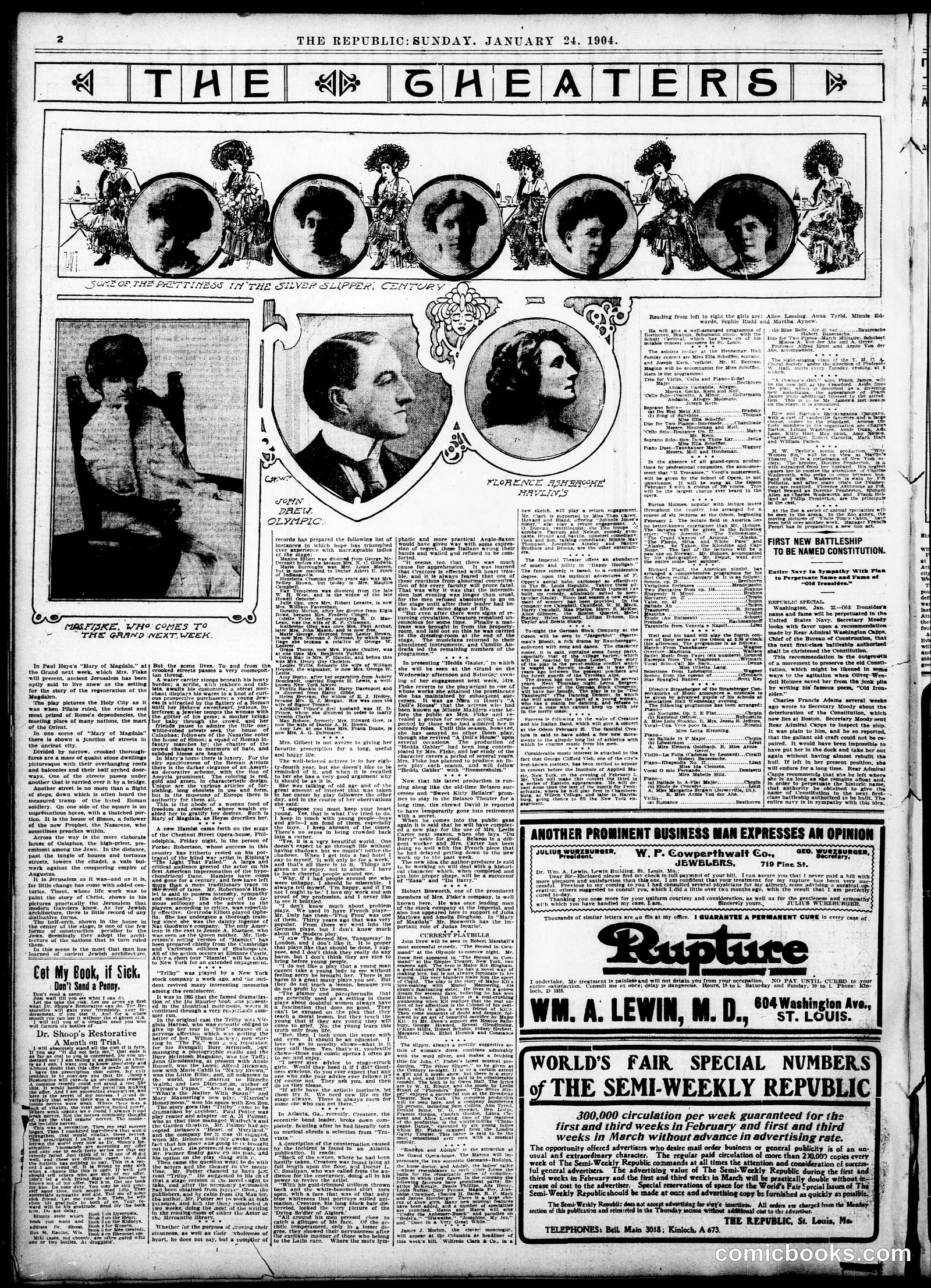 Happy Hooligan — St. Louis Republic, January 24, 1904
