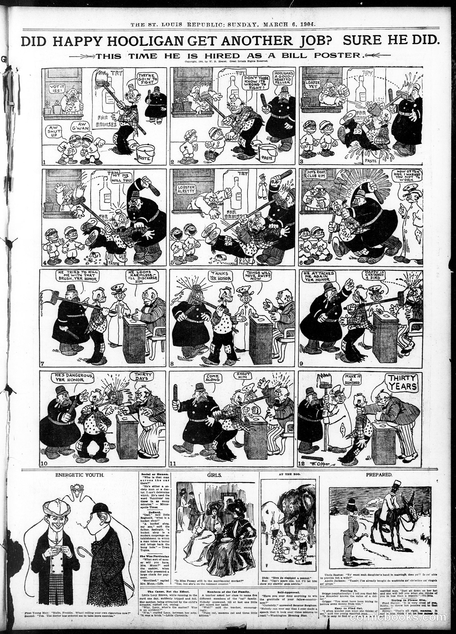 Happy Hooligan — St. Louis Republic, March 6, 1904