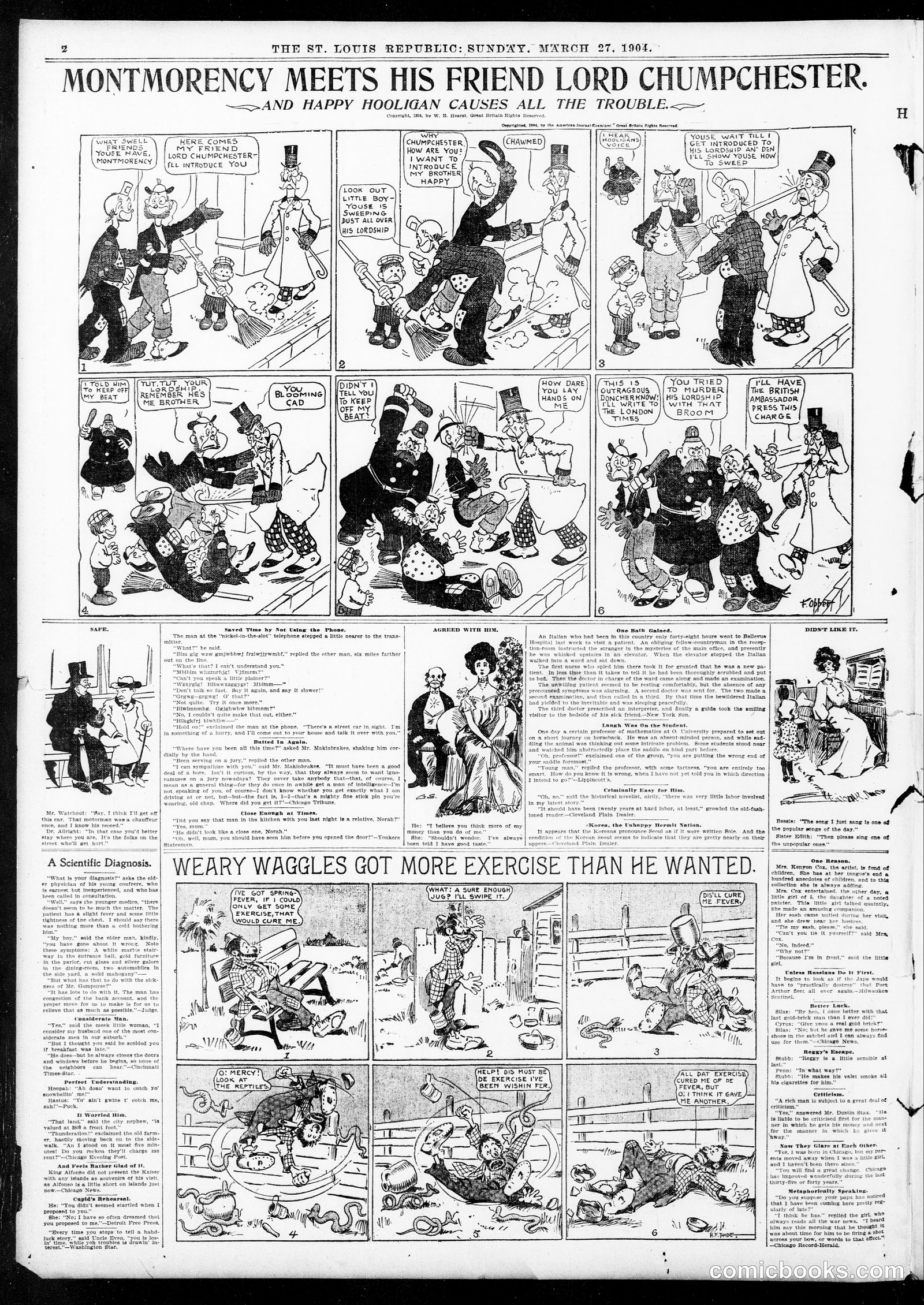 Happy Hooligan — St. Louis Republic, March 27, 1904