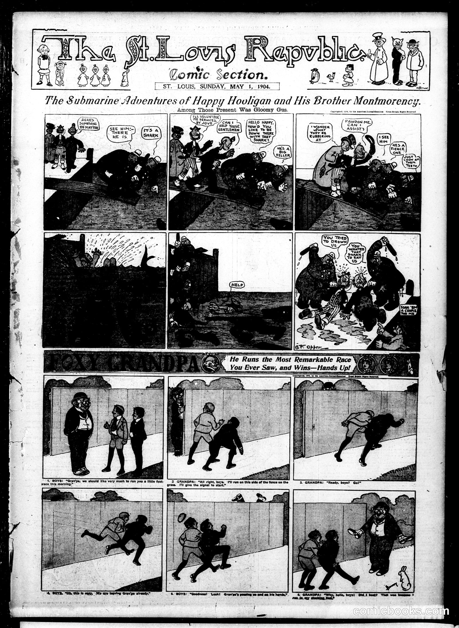 Happy Hooligan — St. Louis Republic, May 1, 1904
