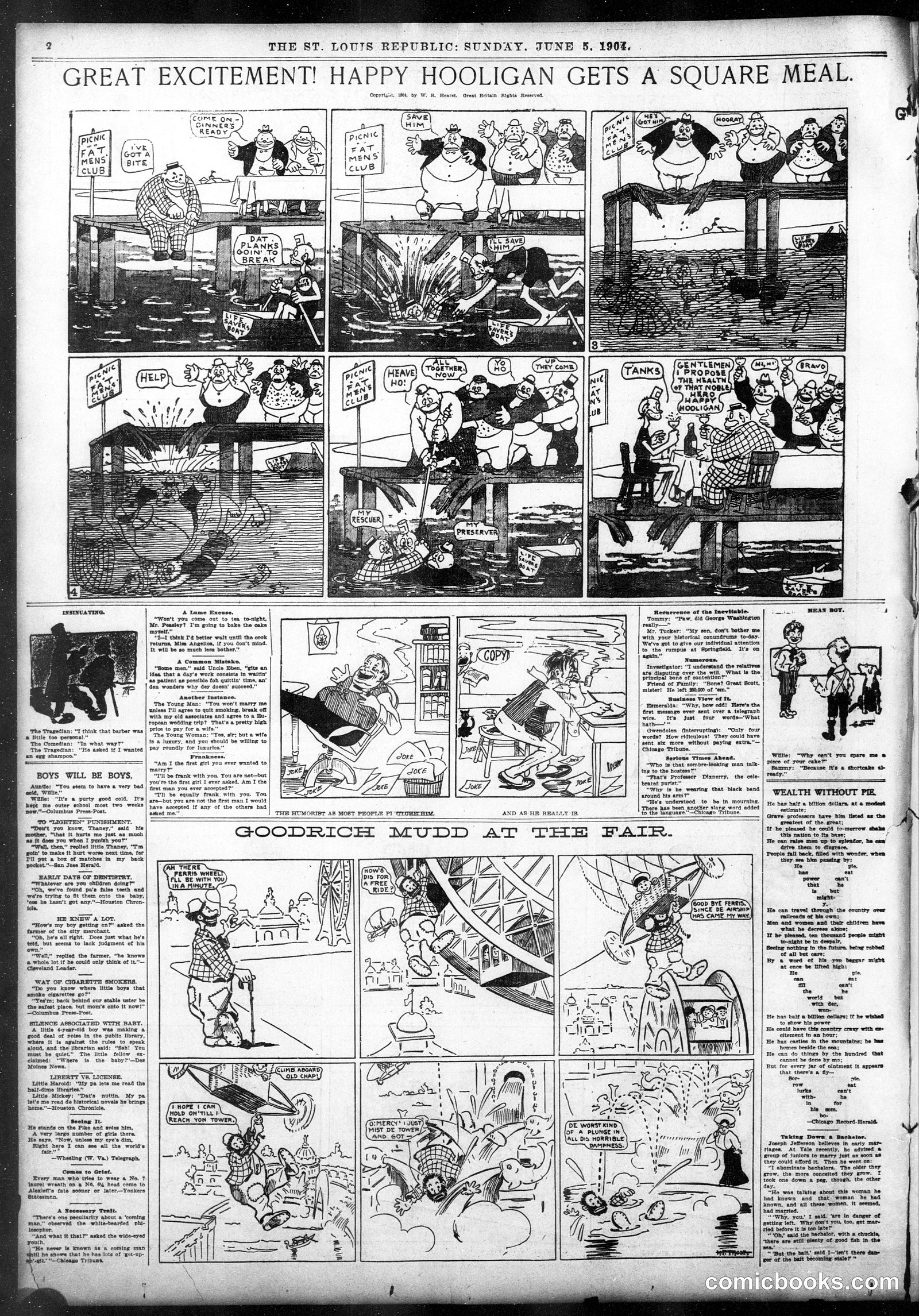 Happy Hooligan — St. Louis Republic, June 5, 1904