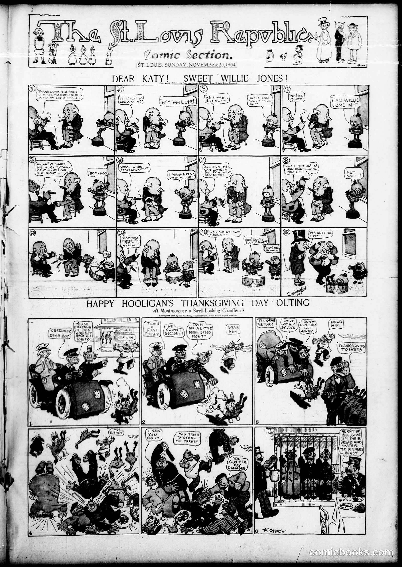 Happy Hooligan — St. Louis Republic, November 20, 1904