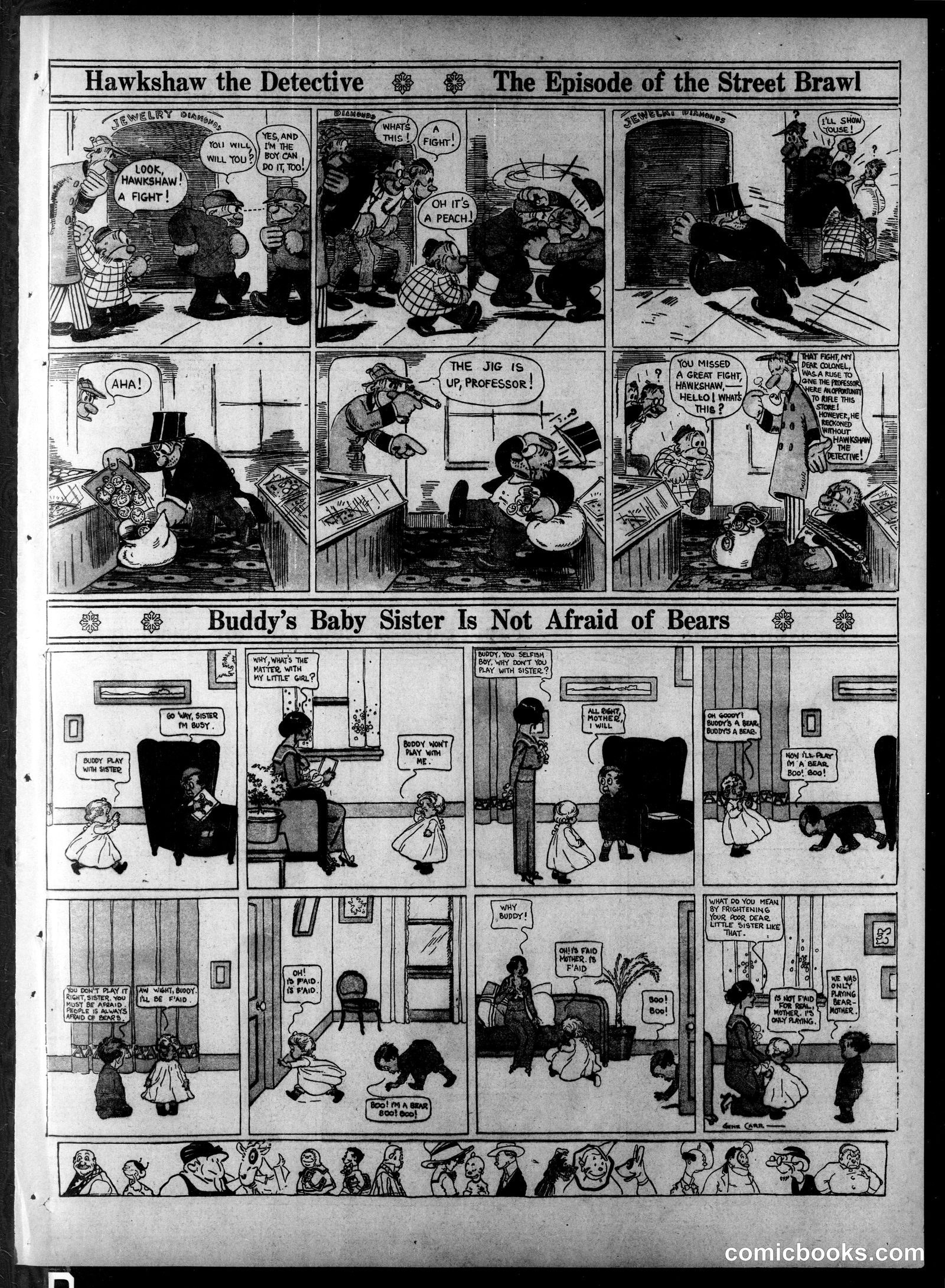Hawkshaw the Detective: The Episode of the Street Brawl