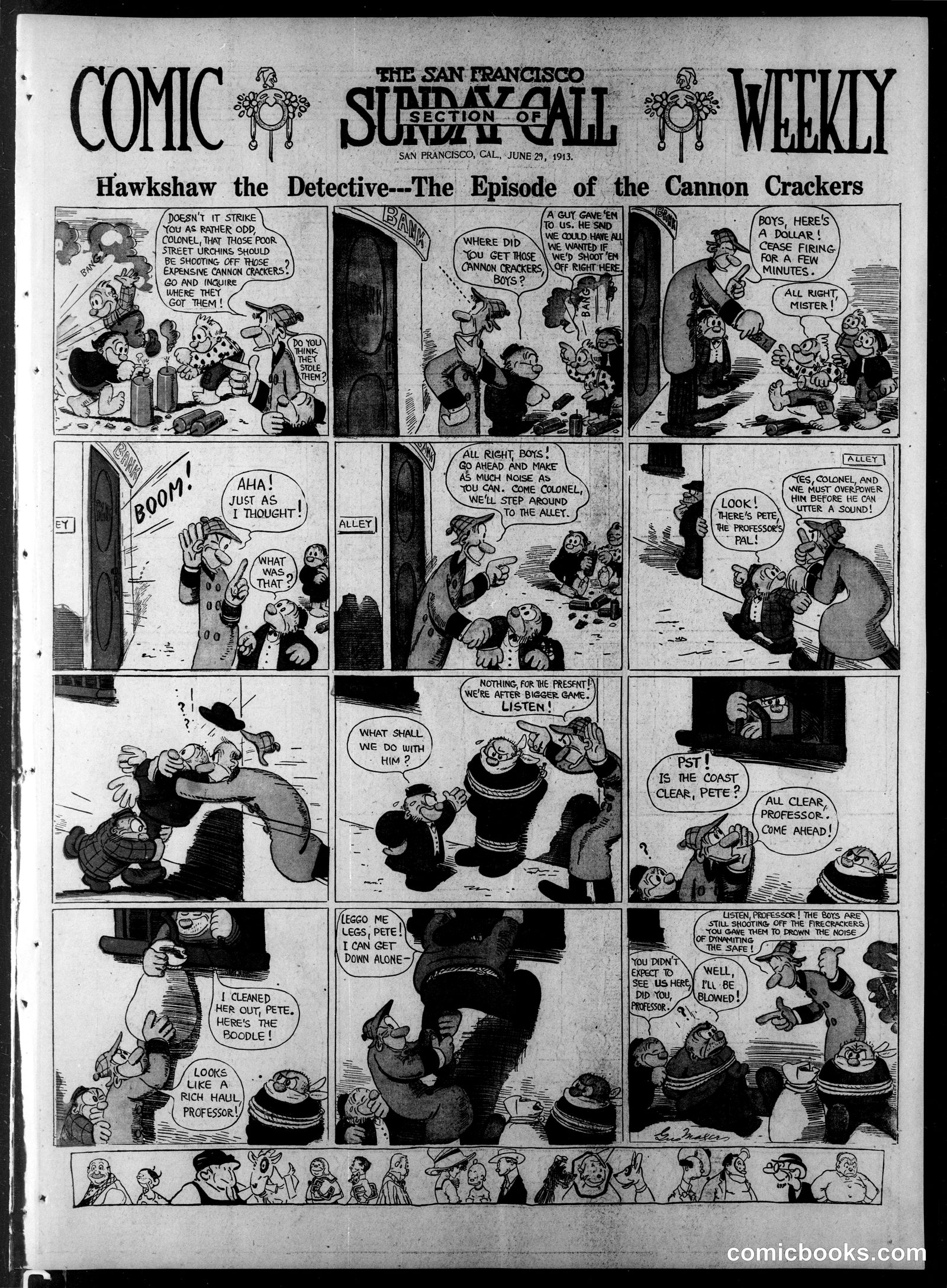 Hawkshaw the Detective—The Episode of the Cannon Crackers