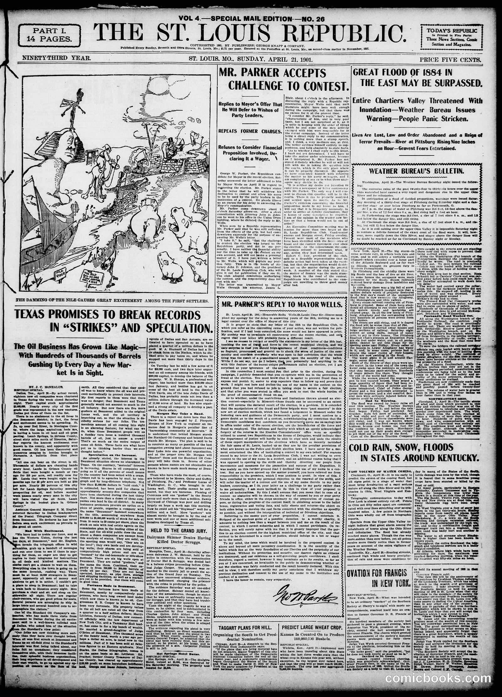 Sunday Comic Section — St. Louis Republic