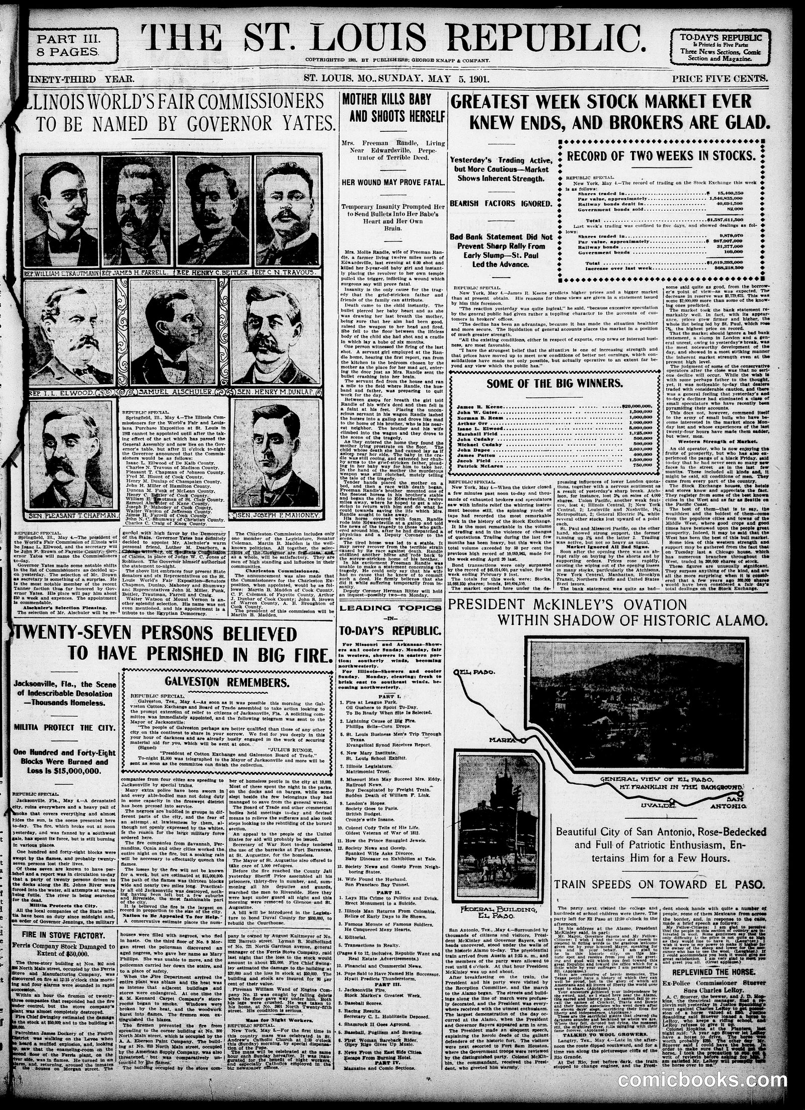 Sunday Comic Section — St. Louis Republic