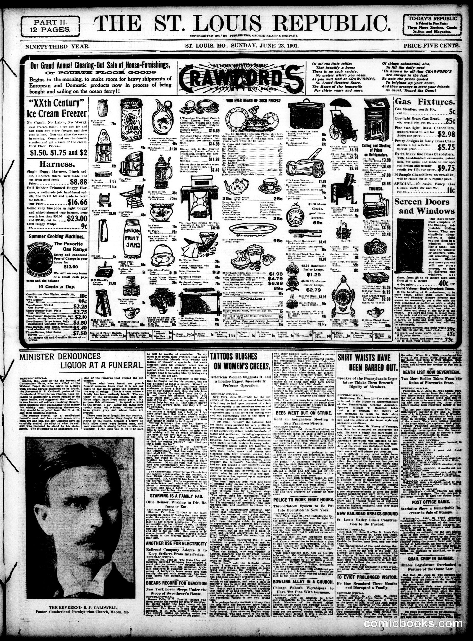 Sunday Comic Section — St. Louis Republic