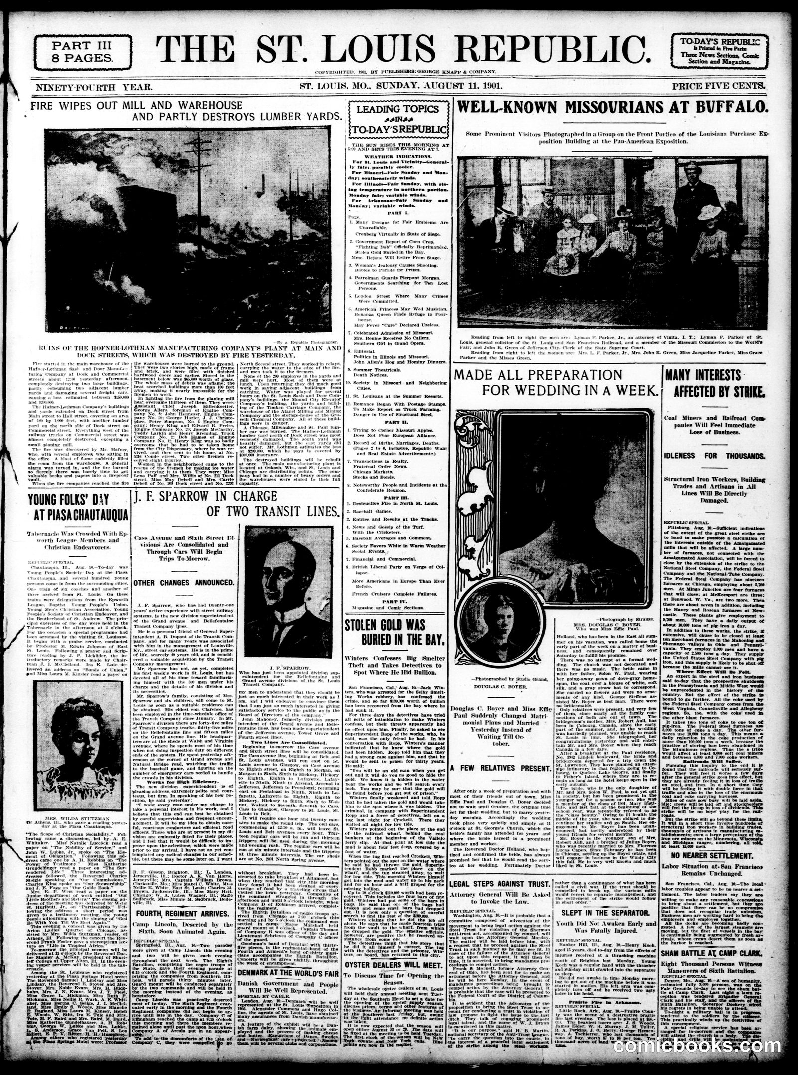 Sunday Comic Section — St. Louis Republic