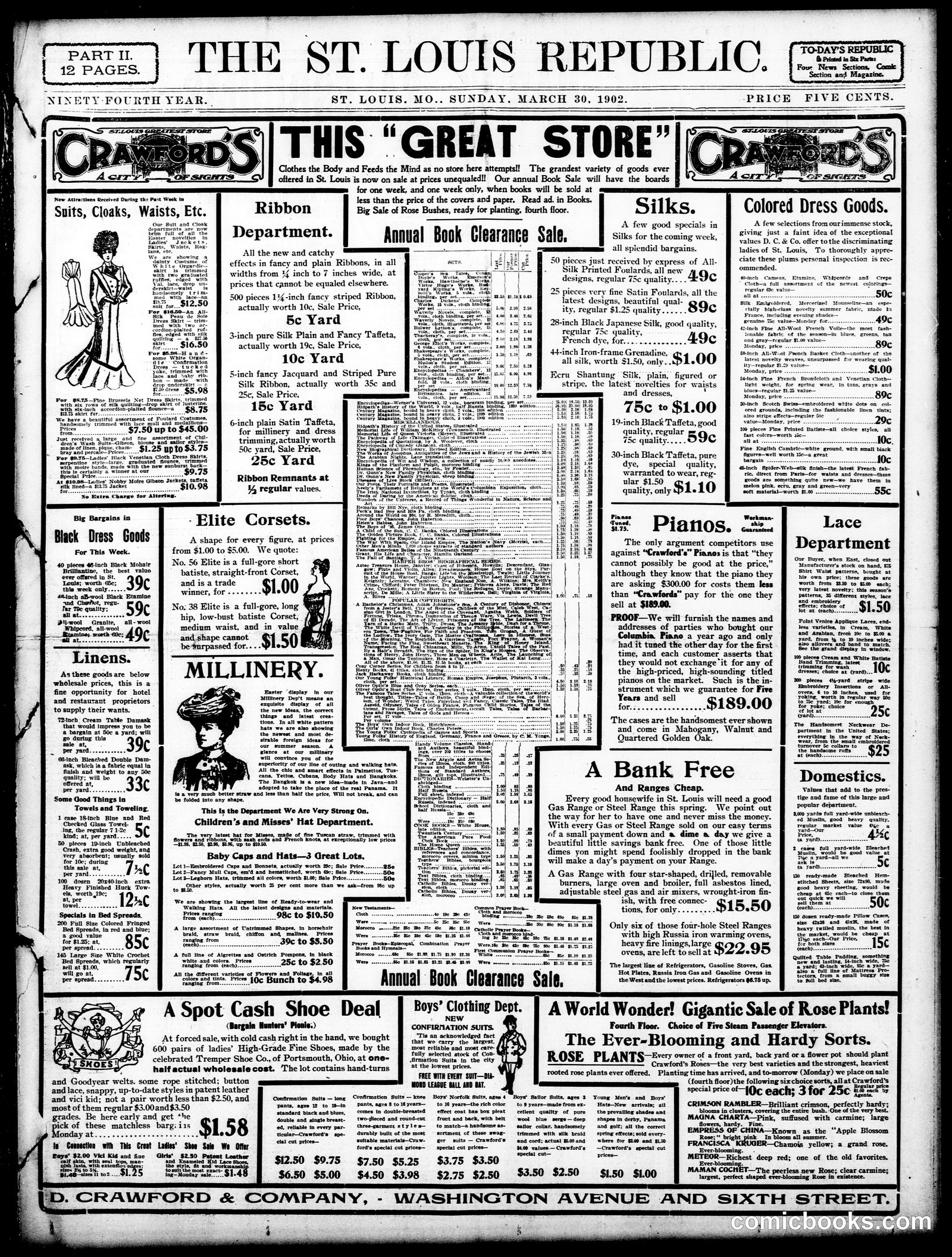 Sunday Comic Section