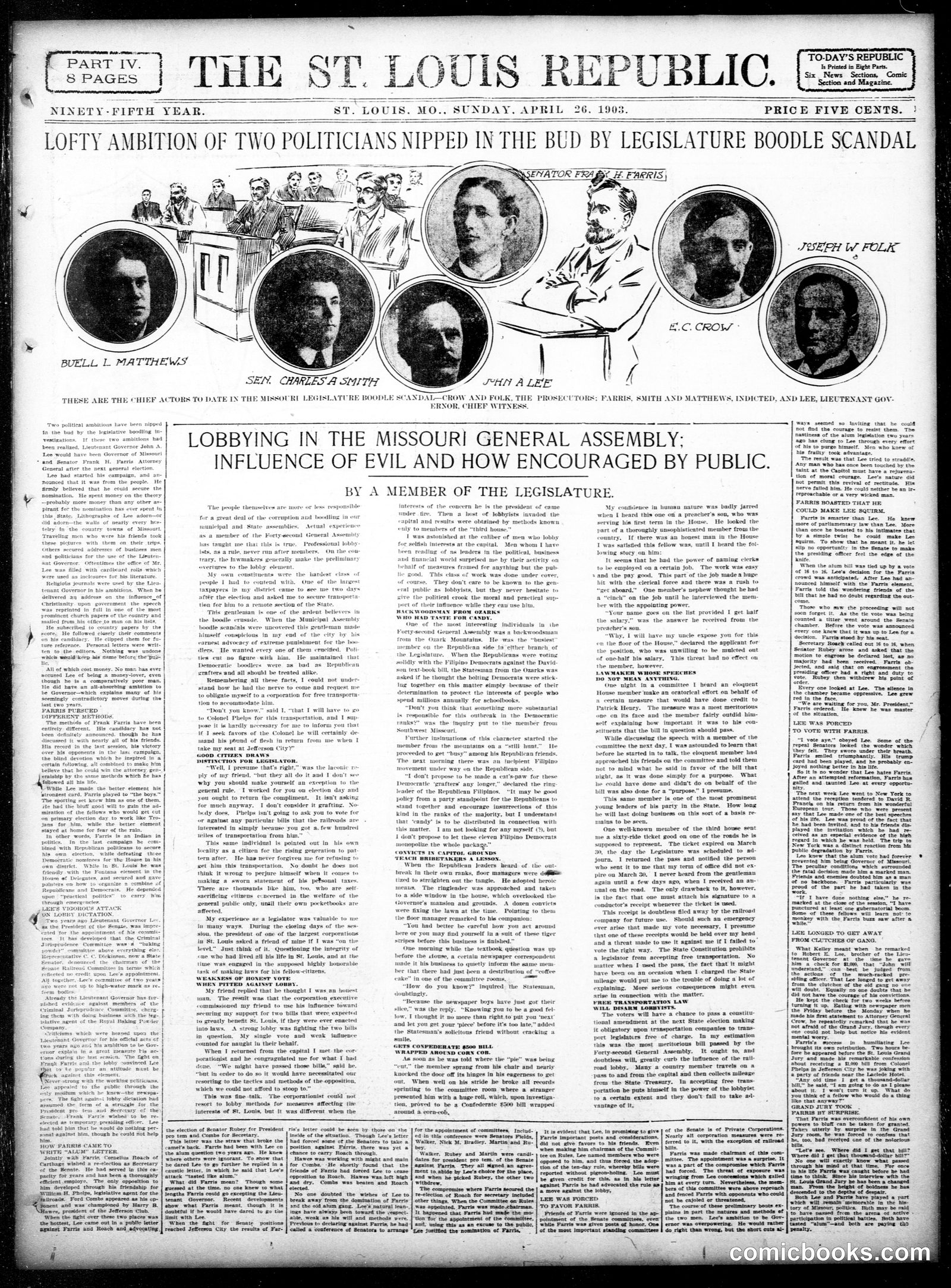 Sunday Comic Section — St. Louis Republic