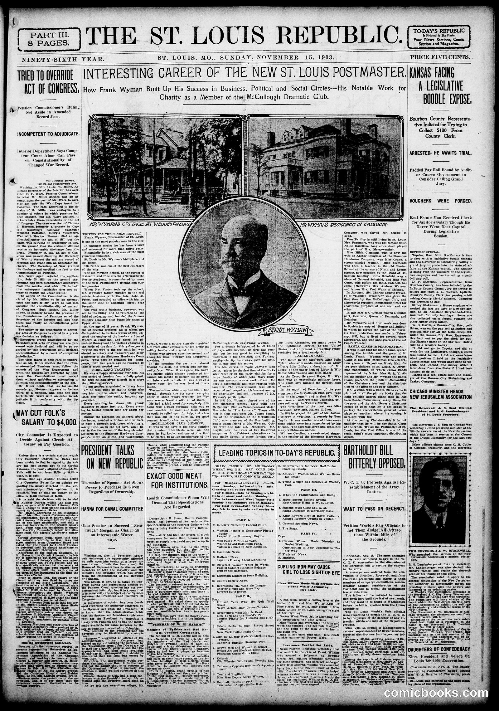 Sunday Comic Section — St. Louis Republic