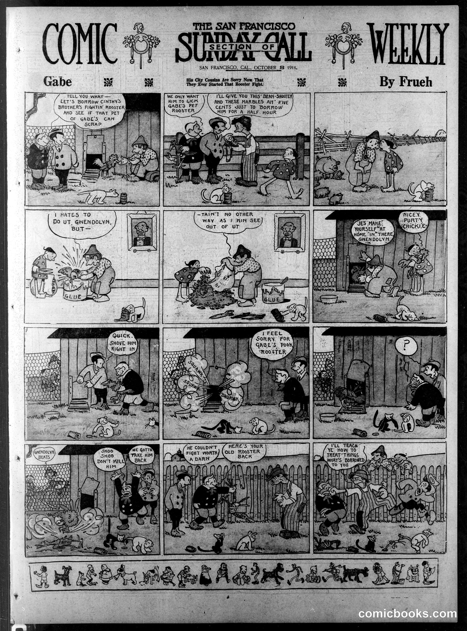 Gabe and Frueh's Sunday Comics, San Francisco Call
