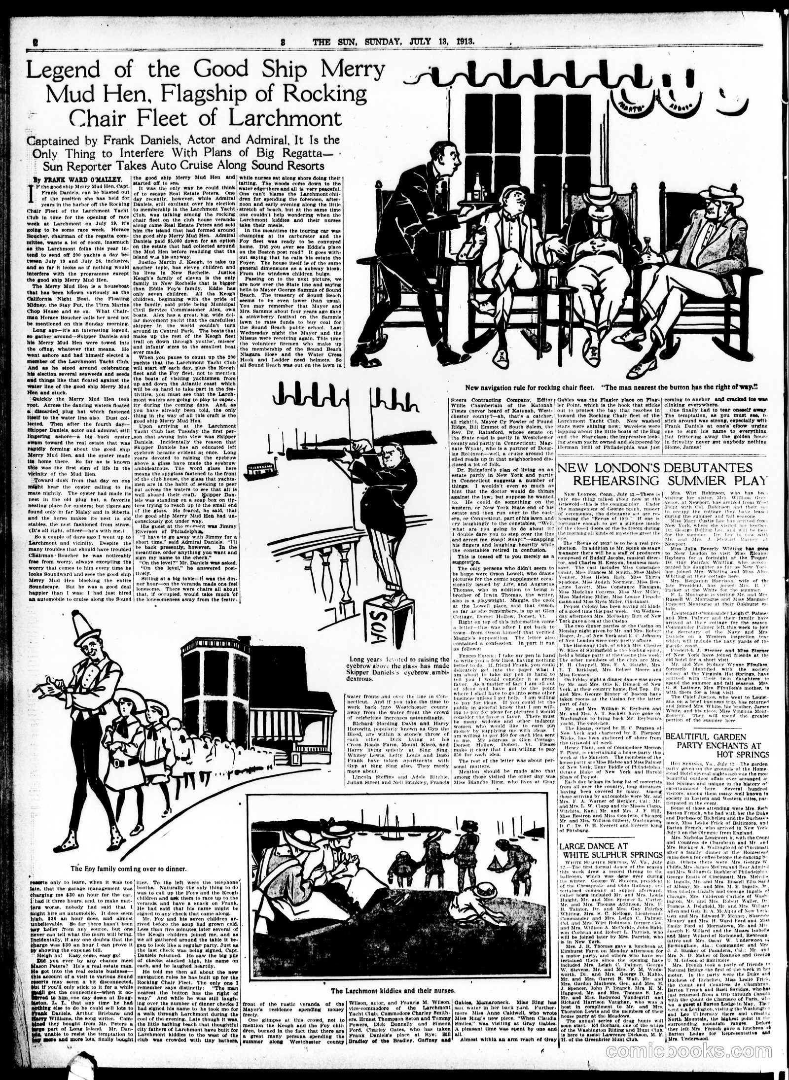 Legend of the Good Ship Merry Mud Hen, Flagship of Rocking Chair Fleet of Larchmont
