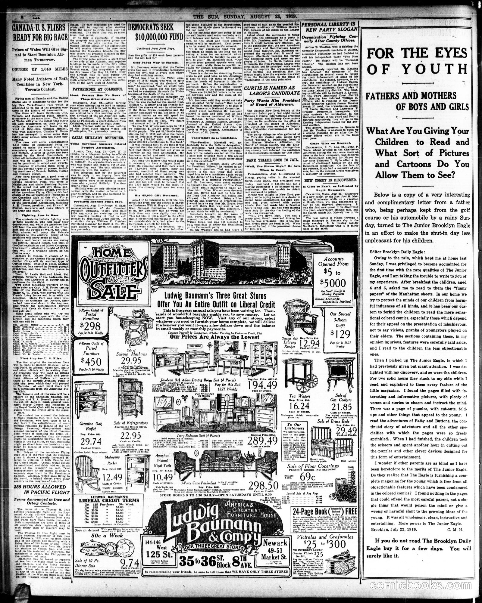 Sunday Comic Section — The Sun (New York)