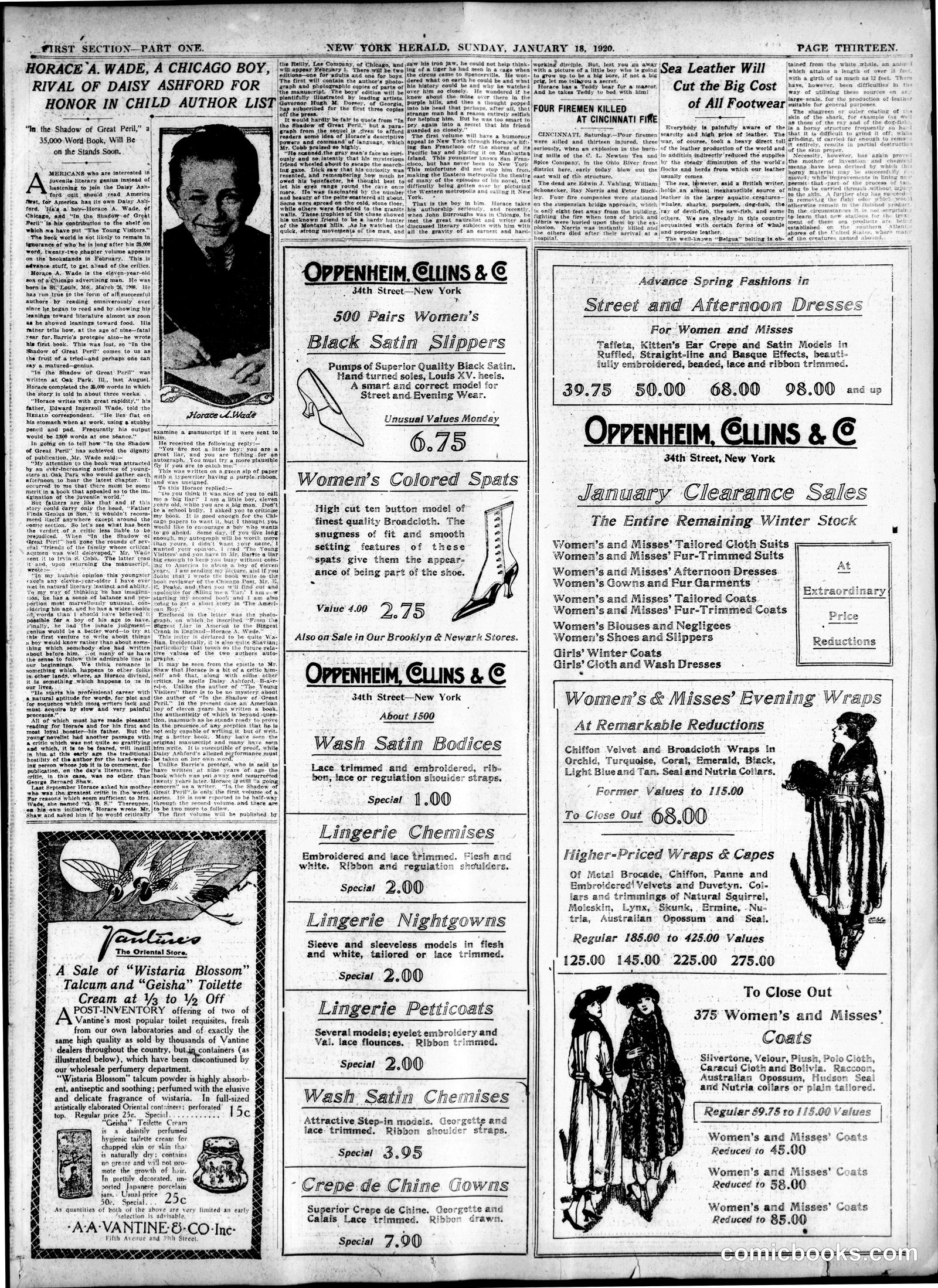 Sunday Comic Section — New York Herald