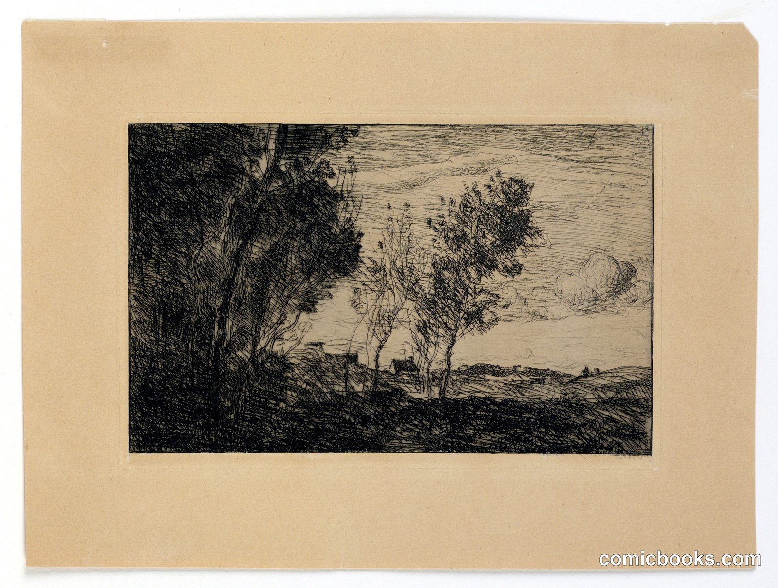 Dans les dunes: Souvenir du bois de la Haye by Jean Baptiste Camille Corot, French, 1796 – 1875