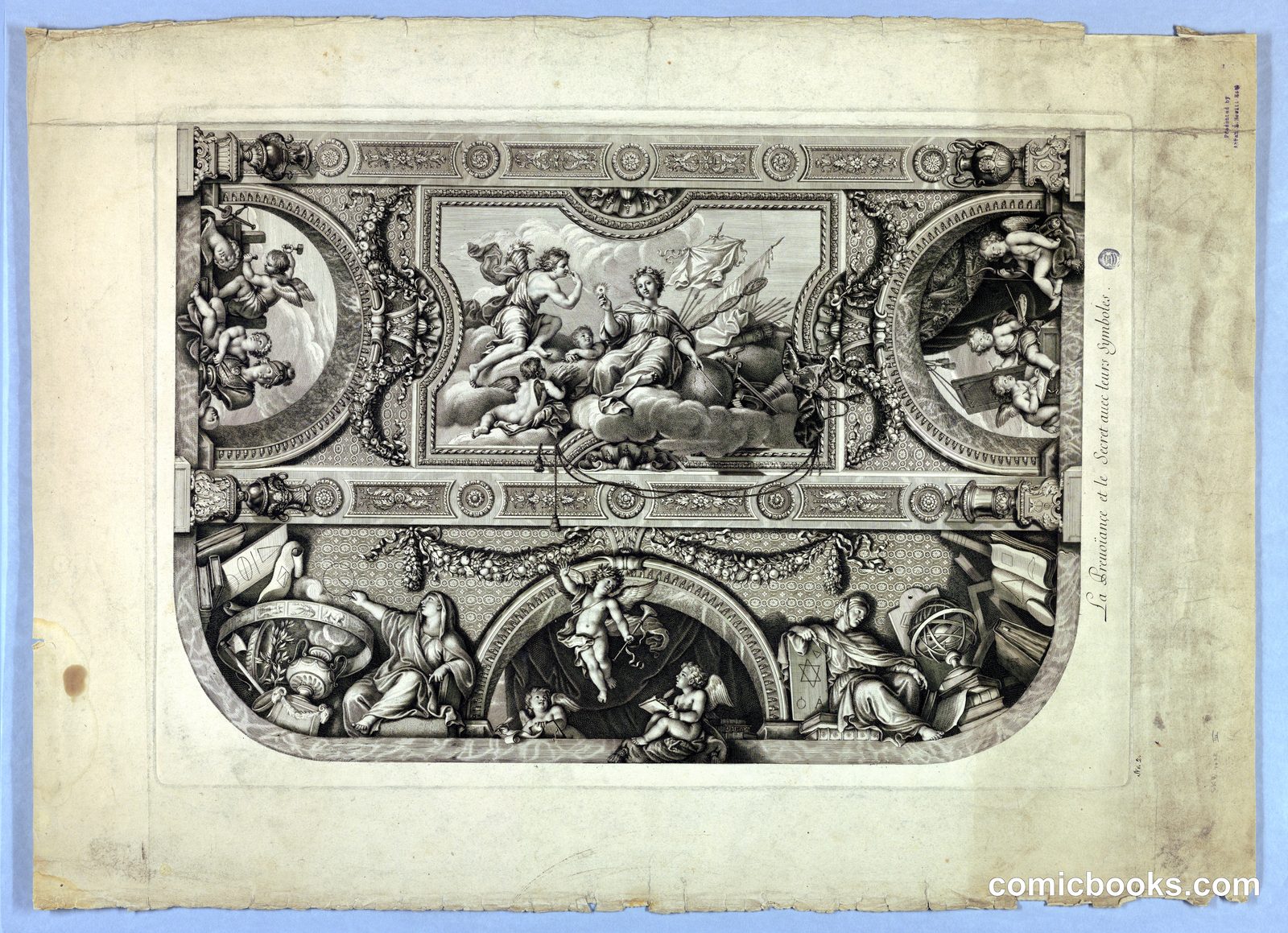Decorations by Lebrun and Mignard at the Palace of Versailles