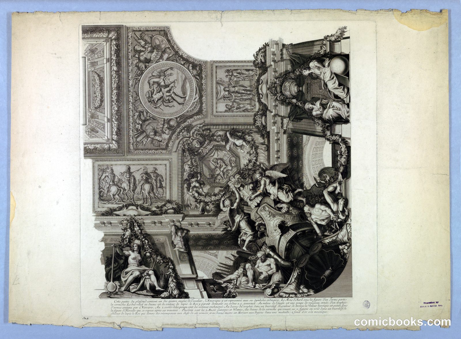 Decorations by Lebrun and Mignard at the Palace of Versailles