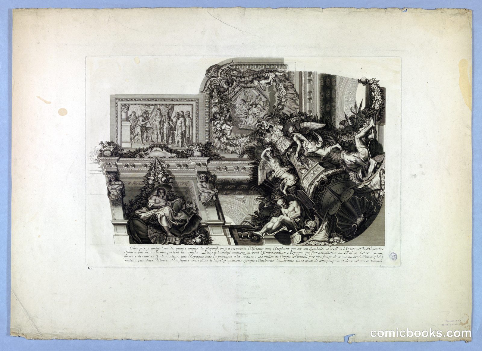 Decorations by Lebrun and Mignard at the Palace of Versailles
