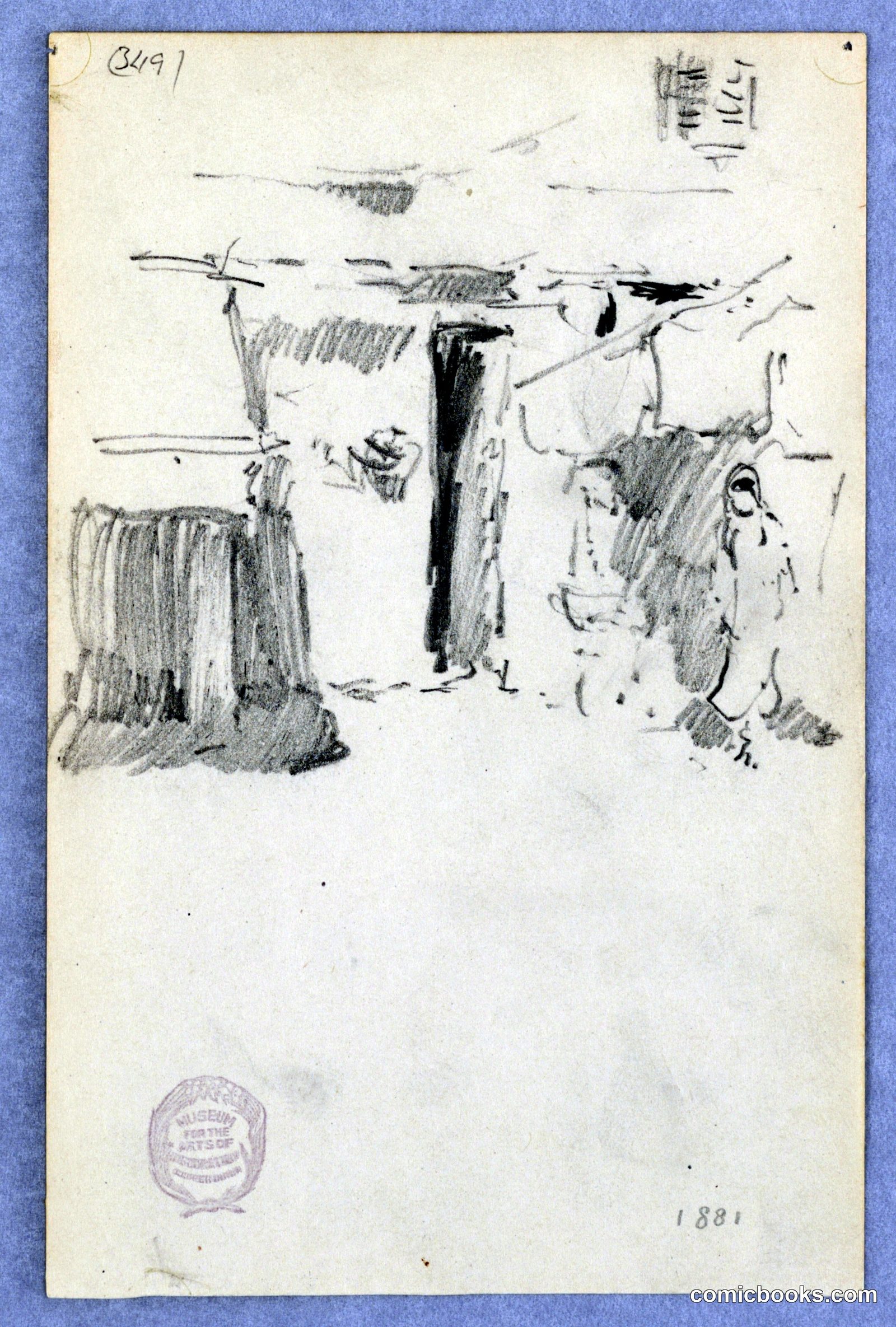 Street Scene Study by Robert Frederick Blum, American, 1857–1903