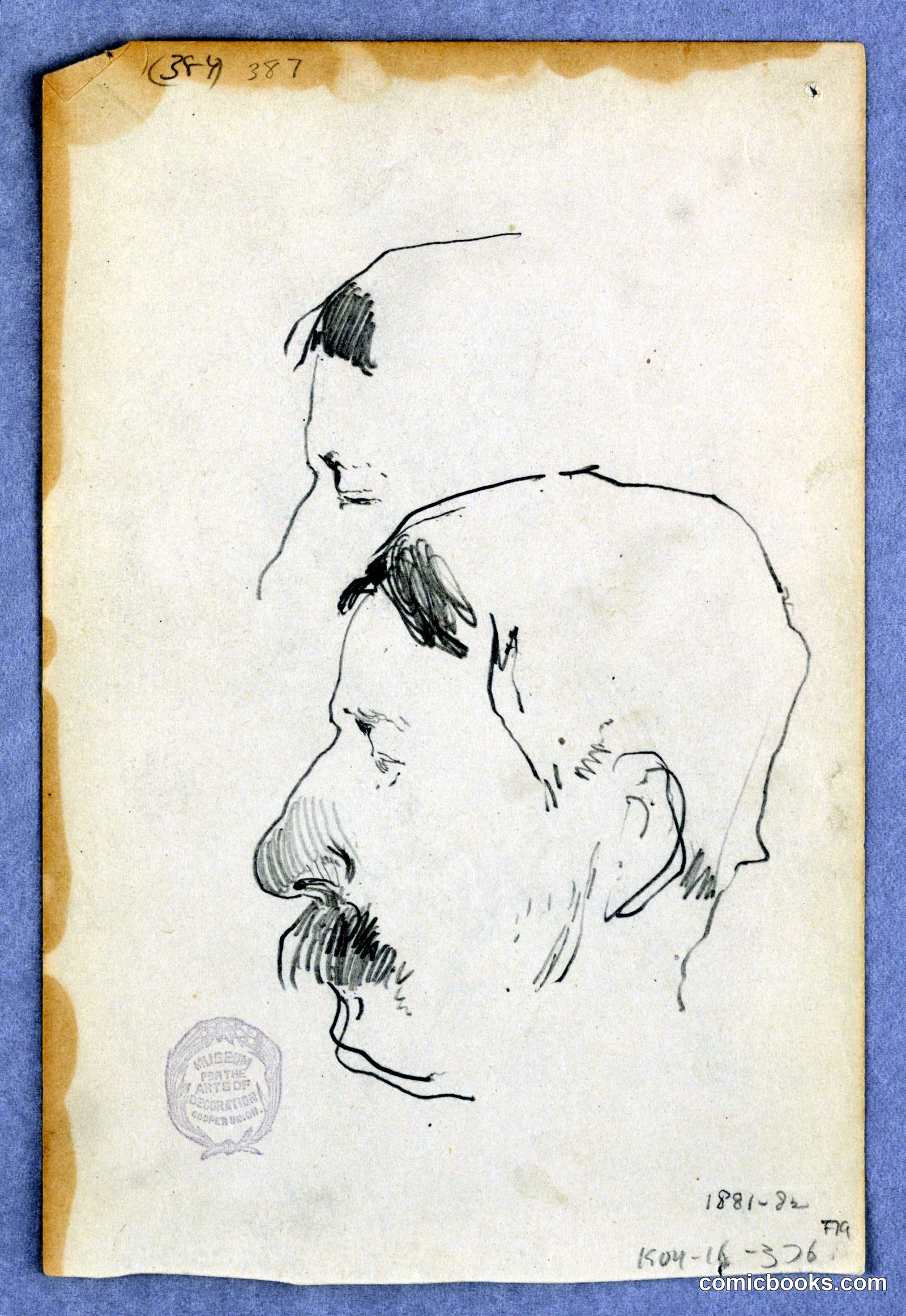 Portrait Study by Robert Frederick Blum, American, 1857–1903