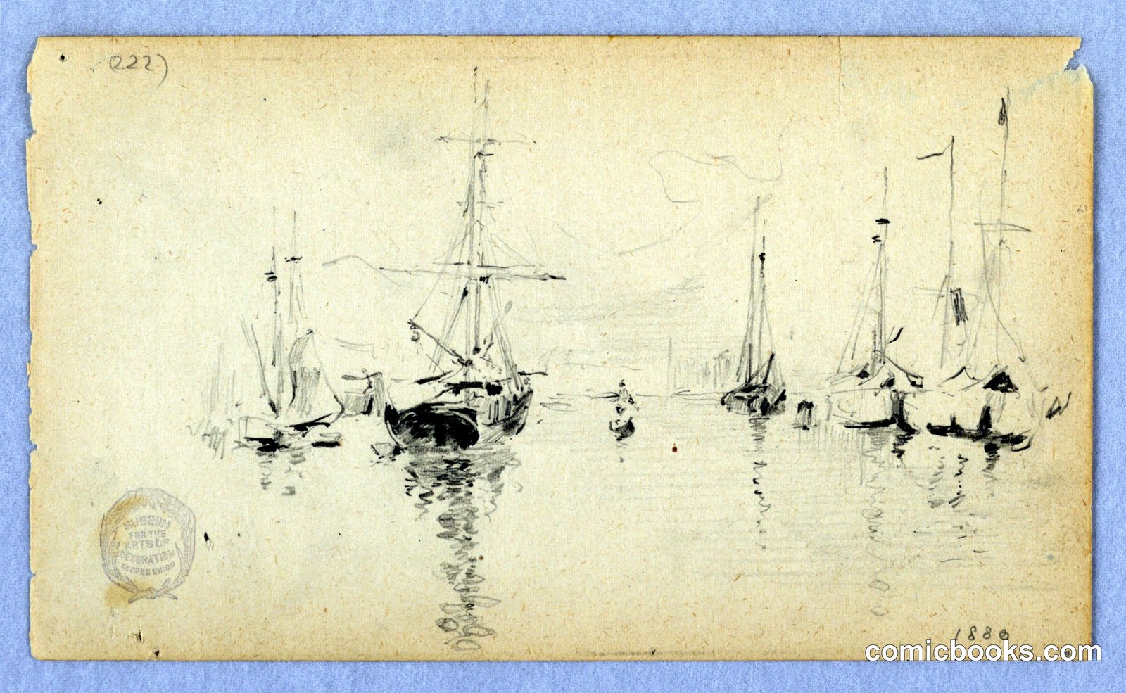 View of a Harbor by Robert Frederick Blum, American, 1857–1903