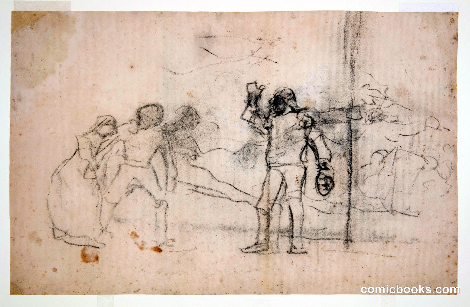 Sketch for 'The Wreck' by Winslow Homer, American, 1836–1910