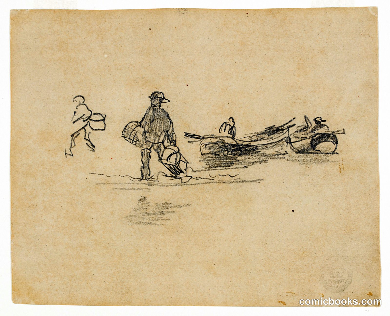 Two Fishermen by Winslow Homer, American, 1836–1910