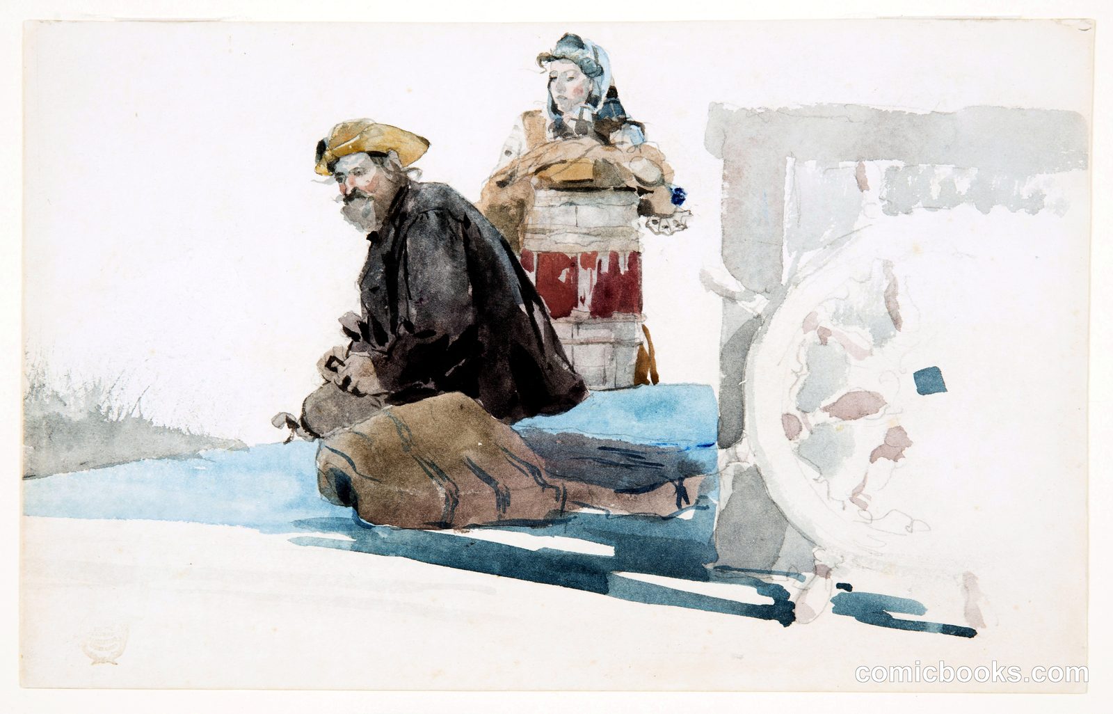 Deck Passengers by Winslow Homer, American, 1836–1910