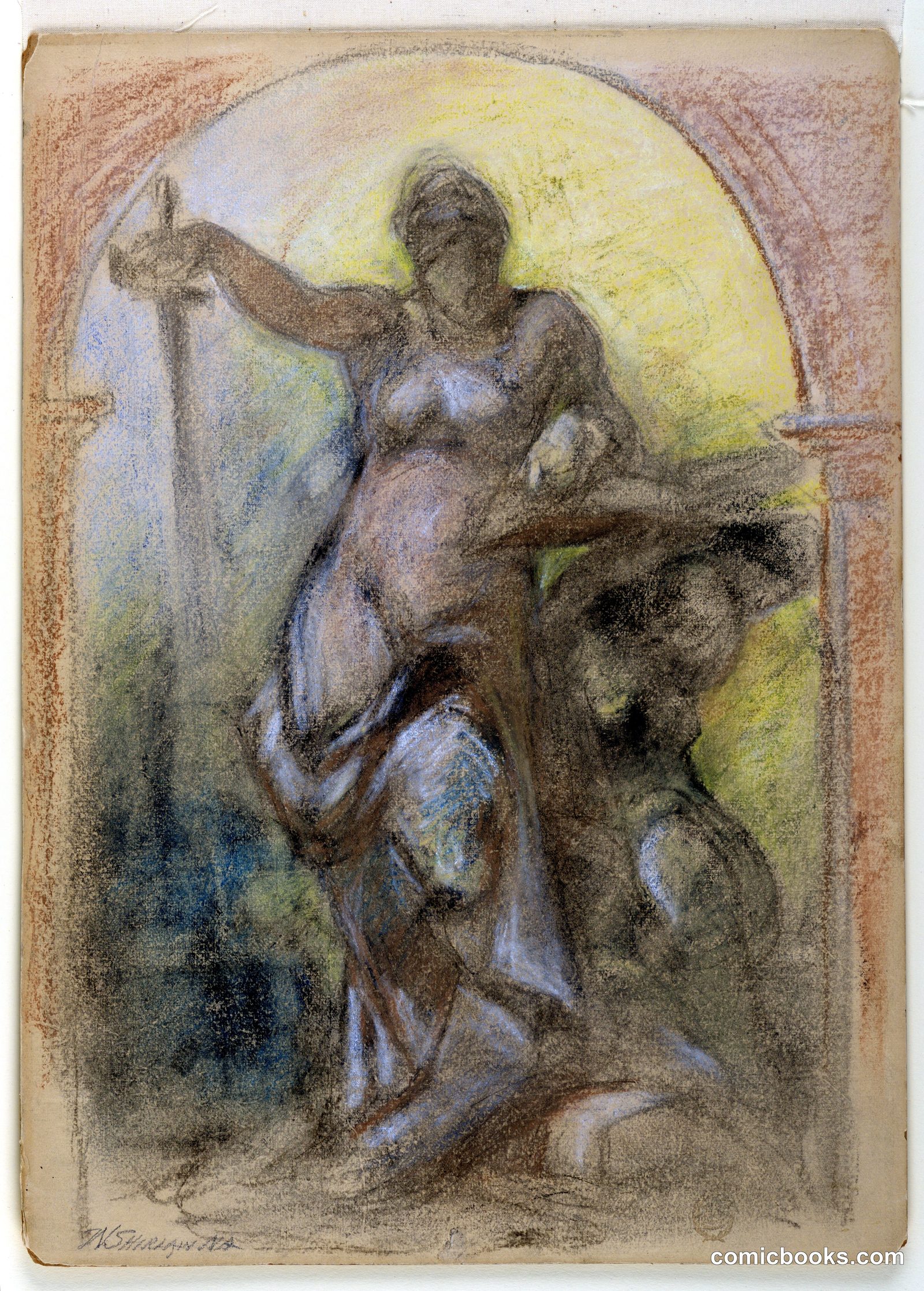 Design for a Wall Decoration by Walter Shirlaw, American, b. Scotland, 1838–1909