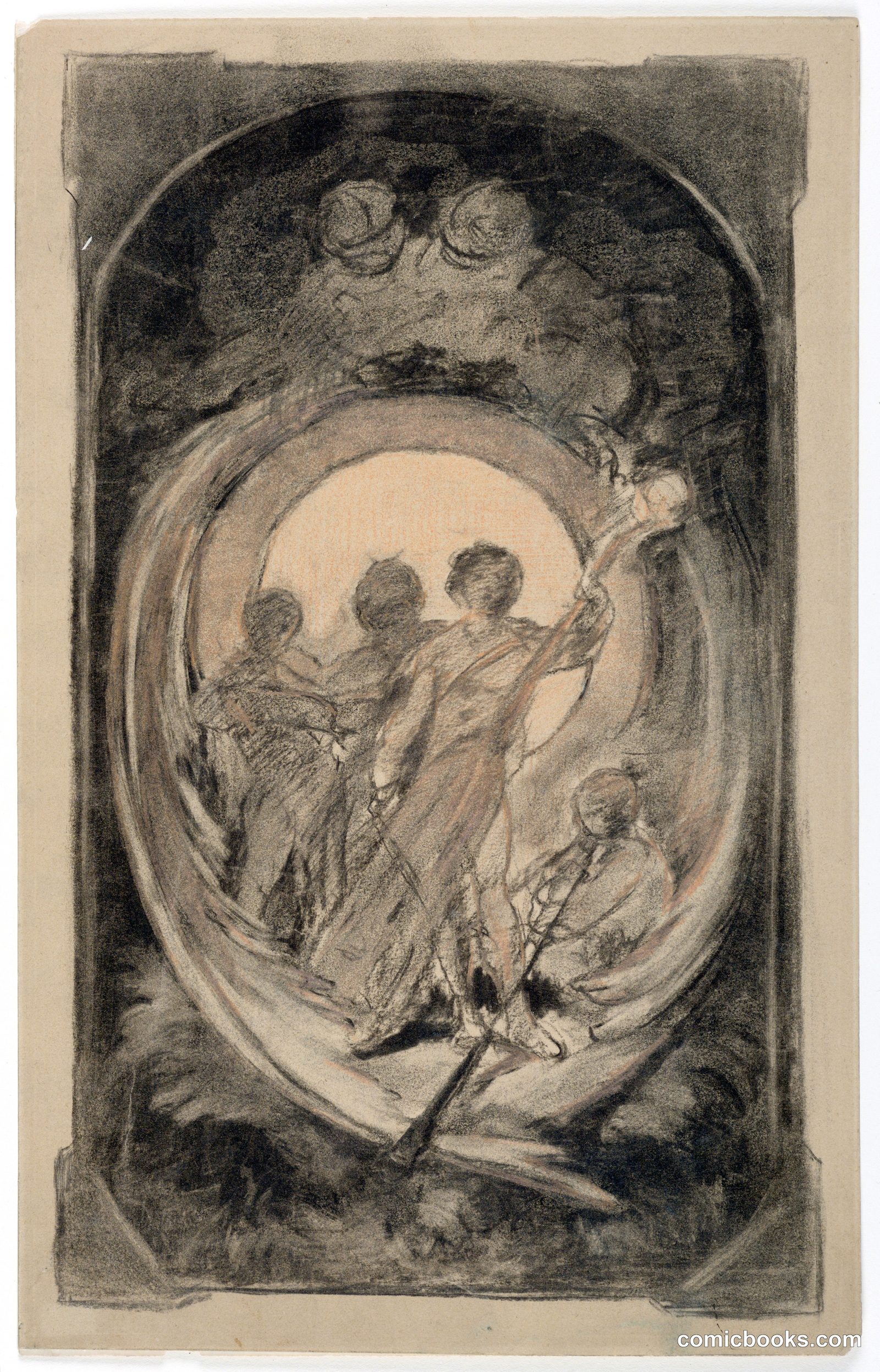 Decorative Design by Walter Shirlaw, American, b. Scotland, 1838–1909