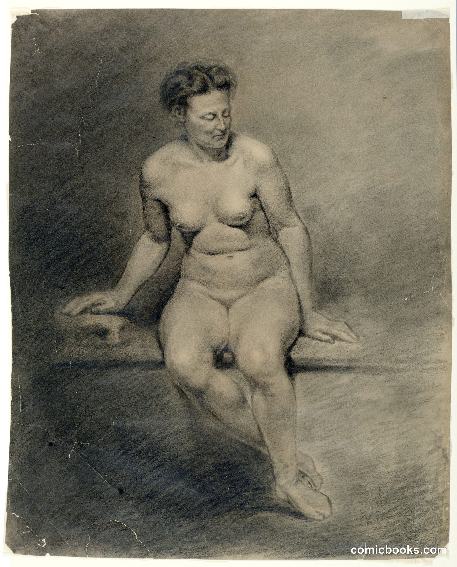Academic Life Study by Walter Shirlaw, American, b. Scotland, 1838–1909