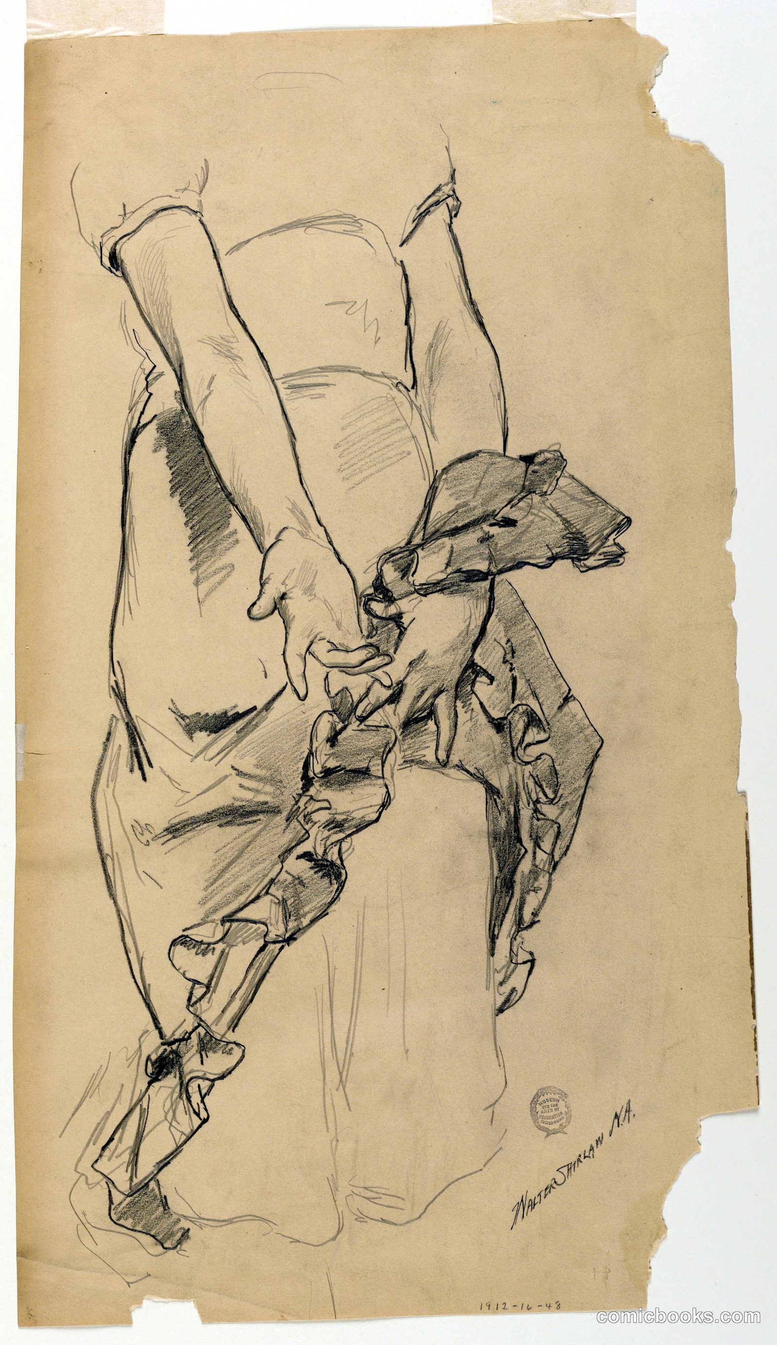 Study of a Woman by Walter Shirlaw, American, b. Scotland, 1838–1909