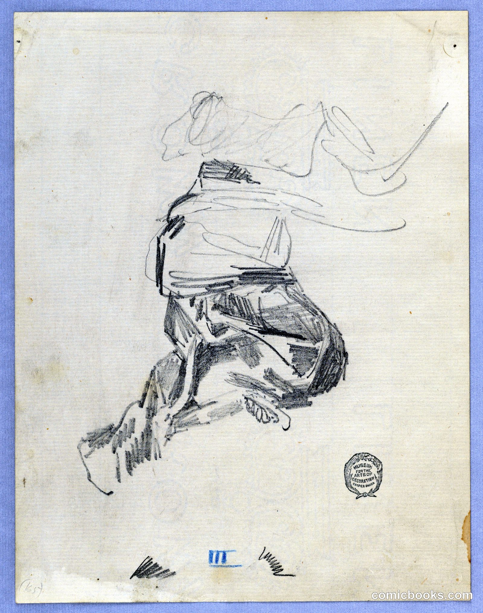 Study of Drapery by Francis Augustus Lathrop, American, 1849–1909
