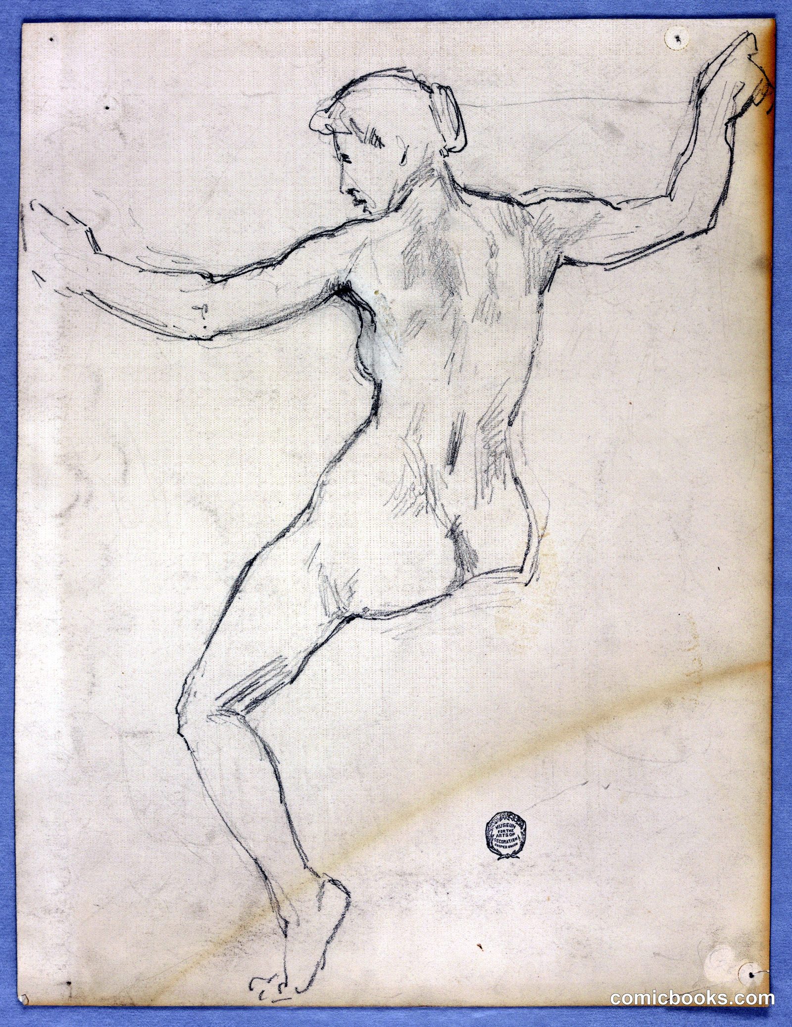 Sketch for 'Night' by Francis Augustus Lathrop, American, 1849–1909