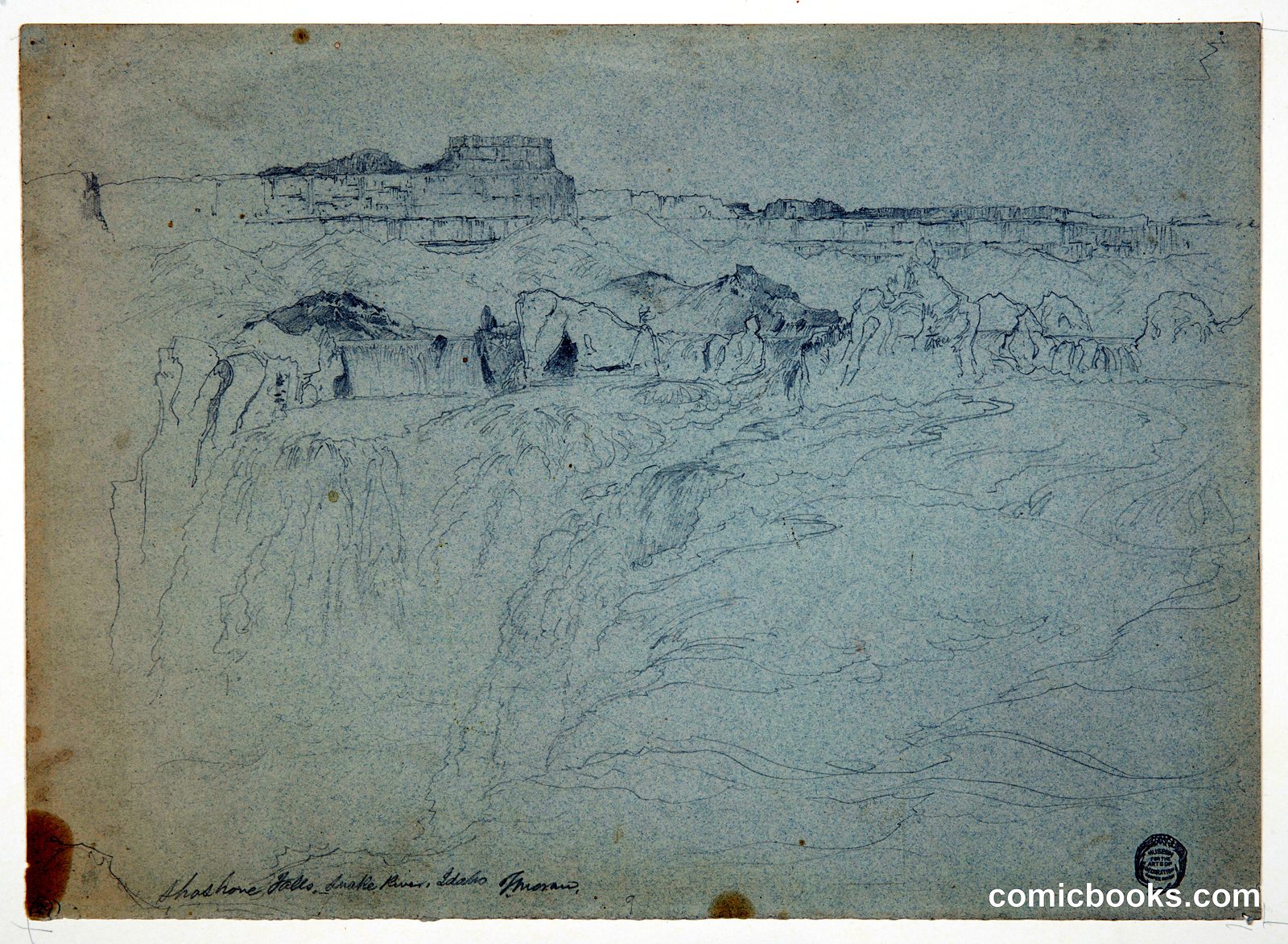 Shoshone Falls, Snake River, Idaho by Thomas Moran, American, b. Britain, 1837–1926