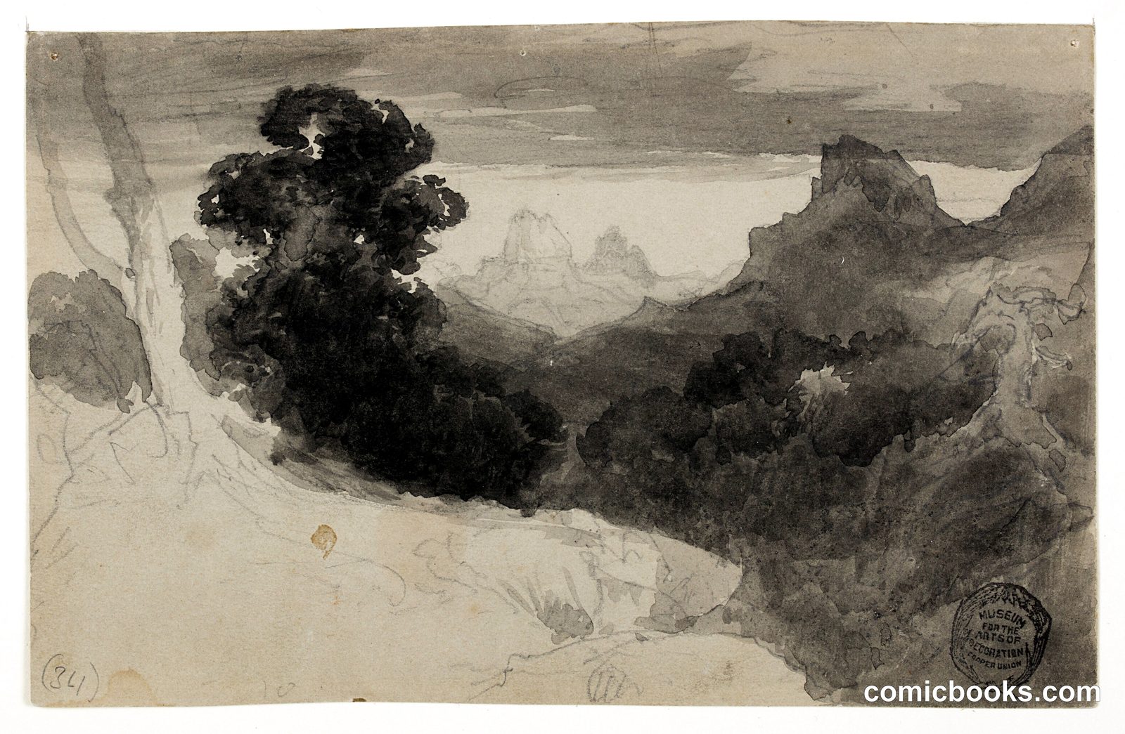 View of the Tetons, Wyoming by Thomas Moran, American, b. Britain, 1837–1926