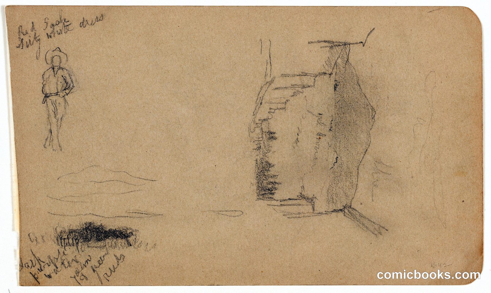 Landscape and Figure Sketches, Mexico by Frederic Edwin Church, American, 1826–1900