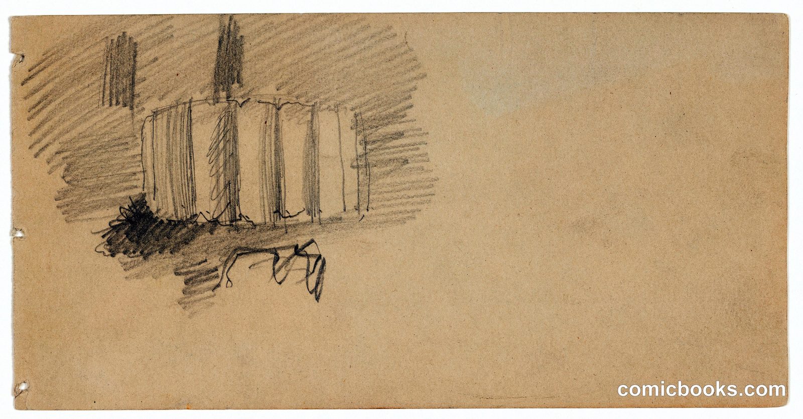 Architectural Study: Classical Column Drum by Frederic Edwin Church, American, 1826–1900