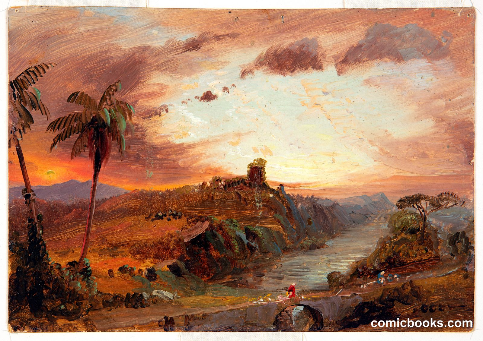 Imaginary South American Landscape by Frederic Edwin Church, American, 1826–1900